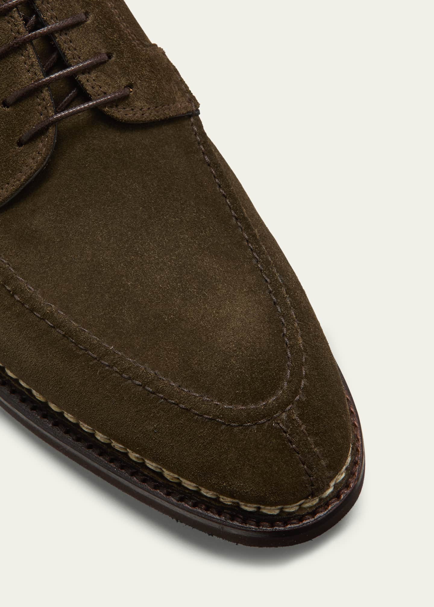 Bontoni Men's Quasimodo Suede Derby Shoes Image 5 of 5