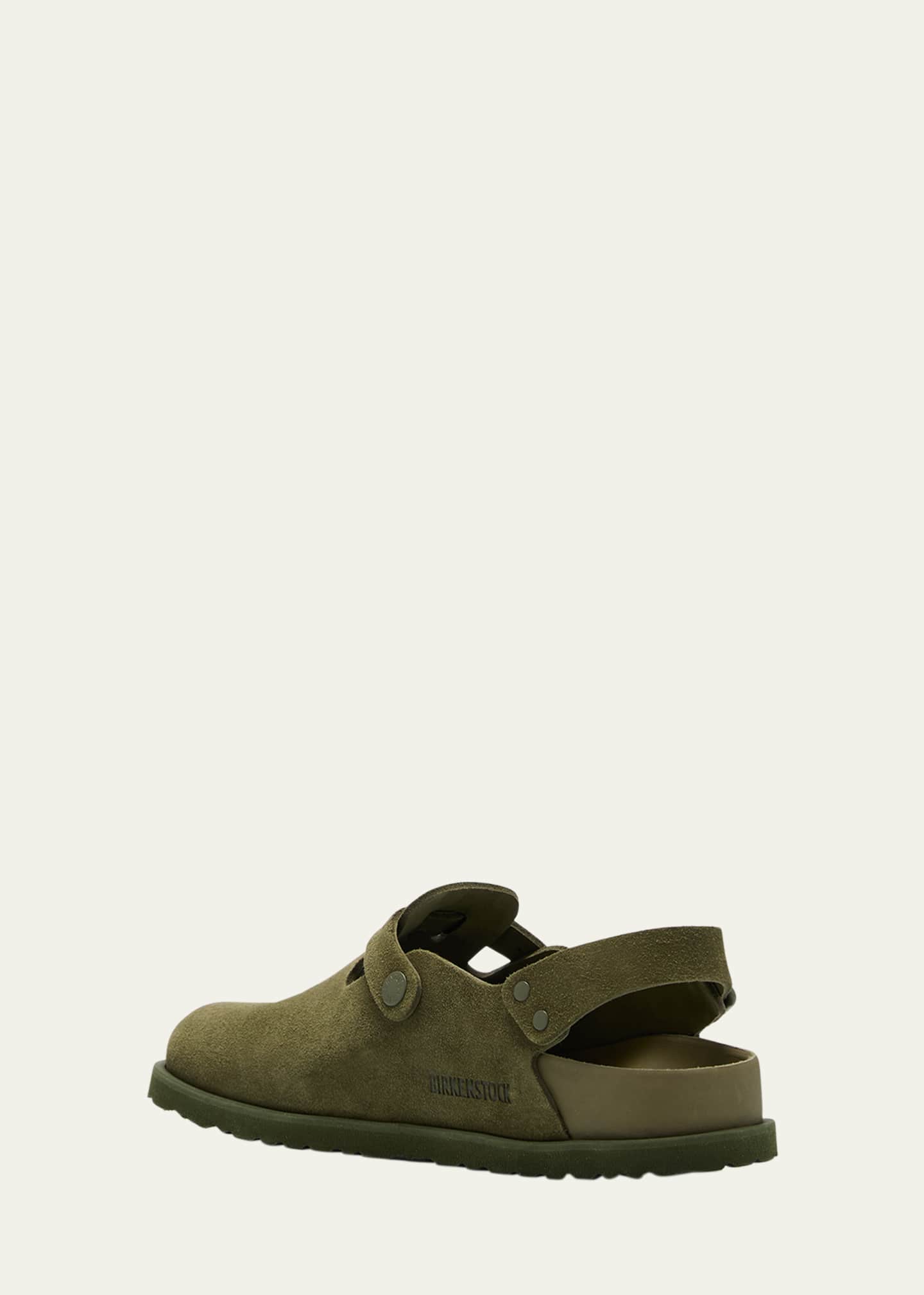 BIRKENSTOCK Tokio Suede Buckle Slingback Clogs Image 4 of 4