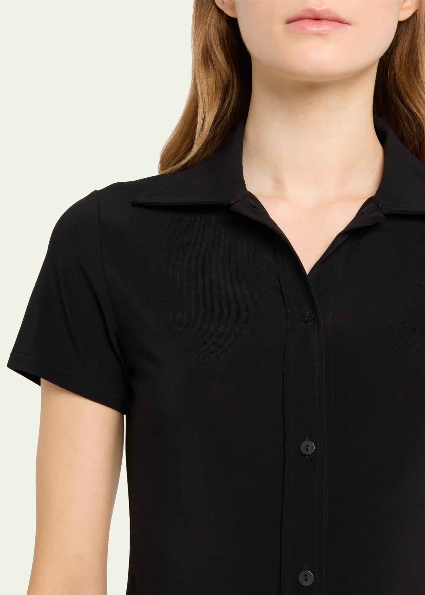 Vince Short-Sleeve Button-Front Shirt - Bergdorf Goodman