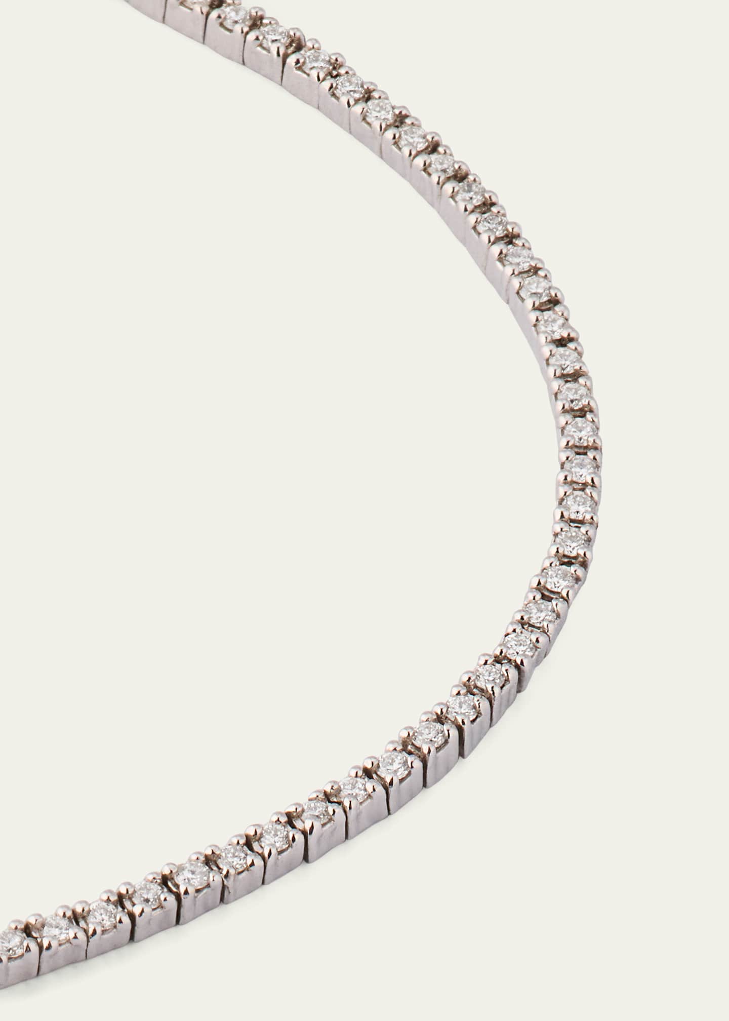 Lana Skinny Diamond Tennis Bracelet, 7"L Image 3 of 4