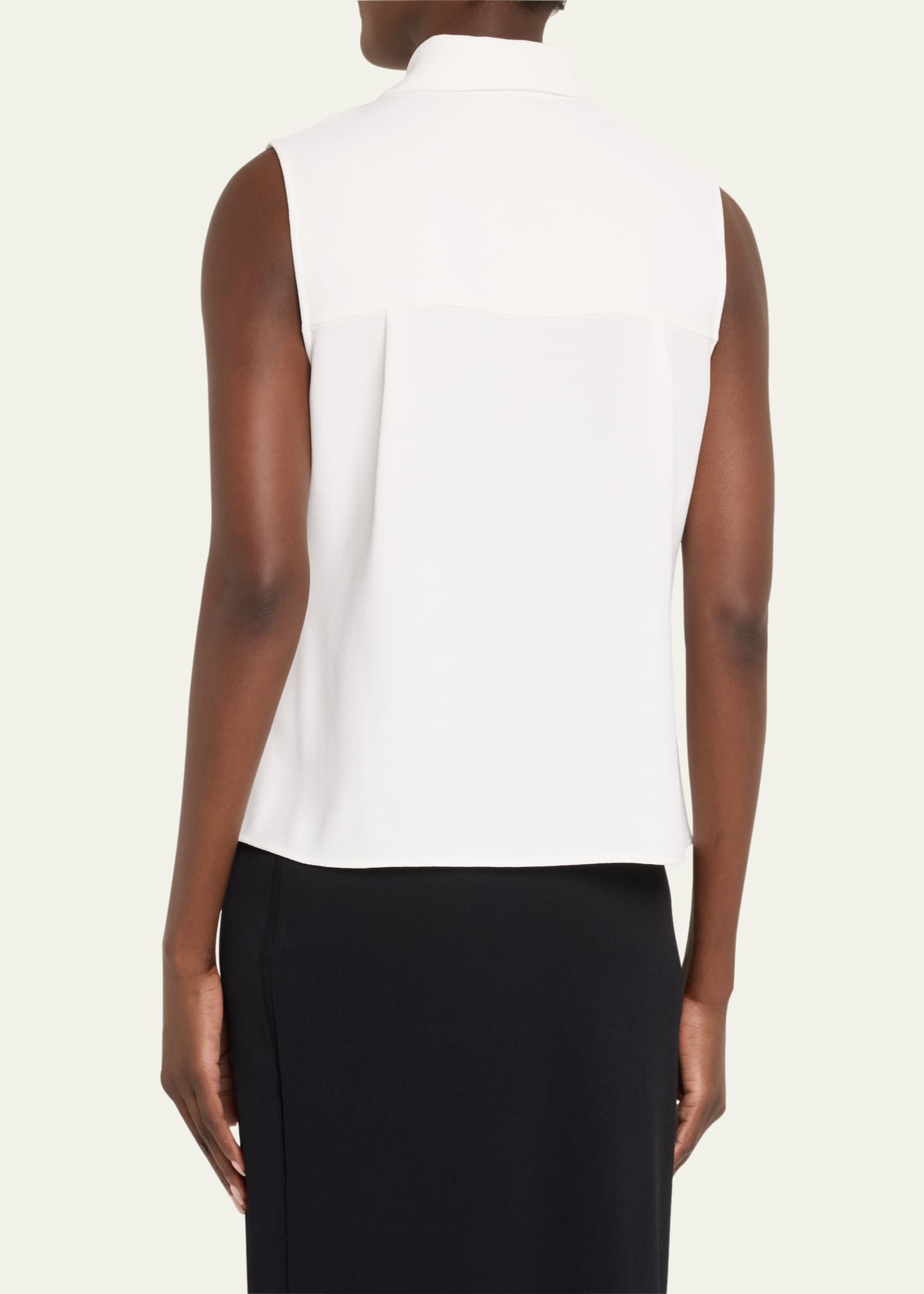 Vince Sleeveless Button-Front Top Image 3 of 5