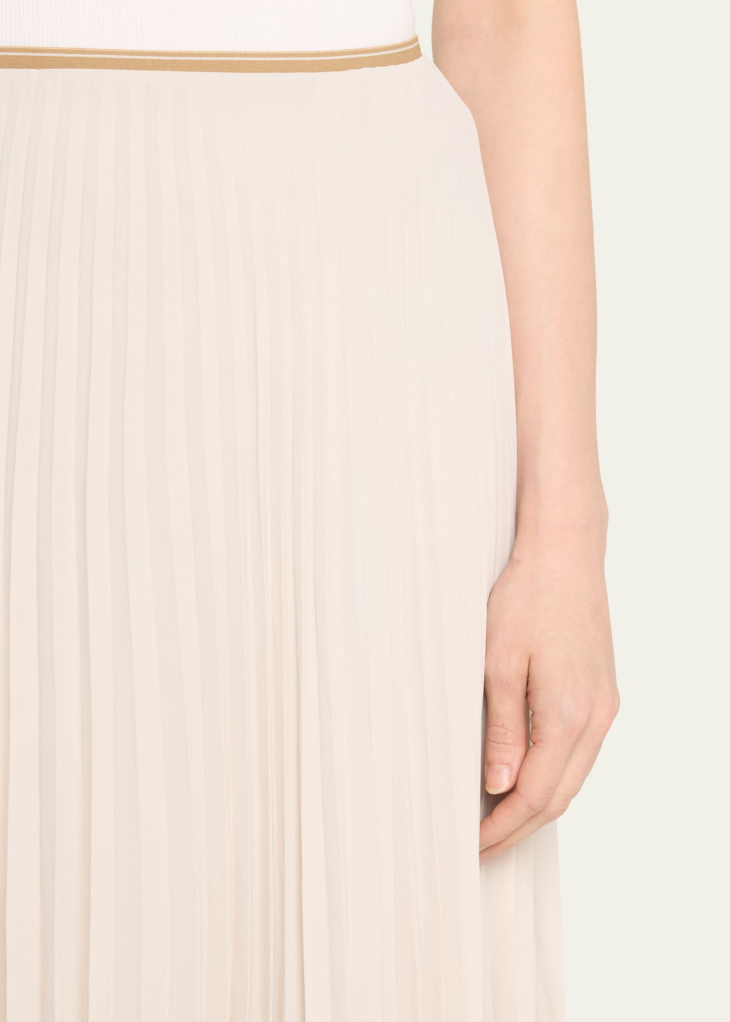 Vince pleated wrap midi skirt cheap