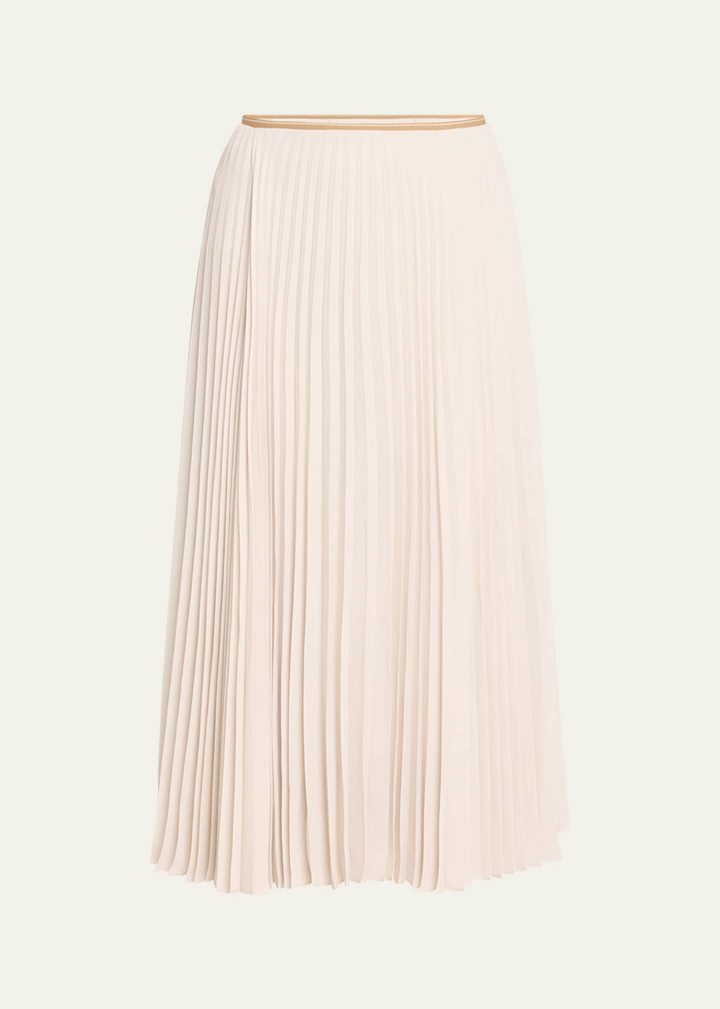 Vince pleated midi skirt top