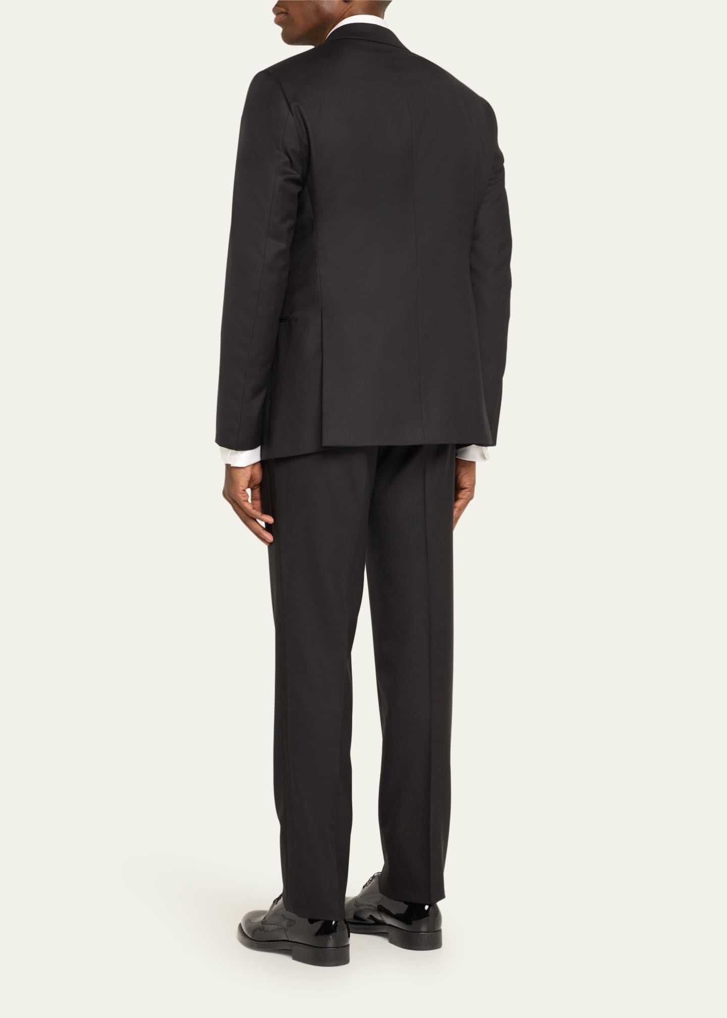 Giorgio Armani Men's Wool Satin-Lapel Two-Piece Tuxedo Set Image 3 of 5