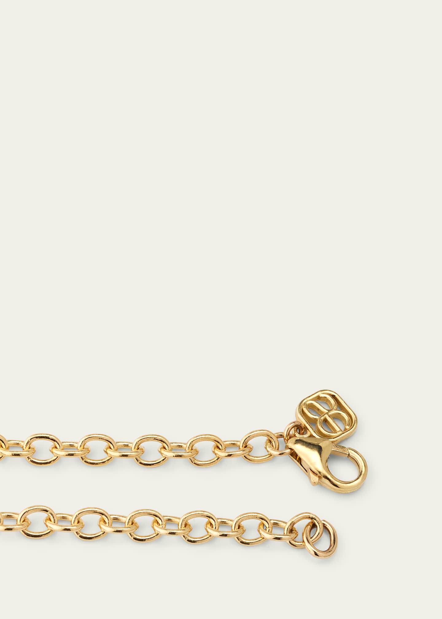 Sydney Evan 14k Gold Small Cocktail Bracelet with Crescent Moon Charm Image 4 of 4