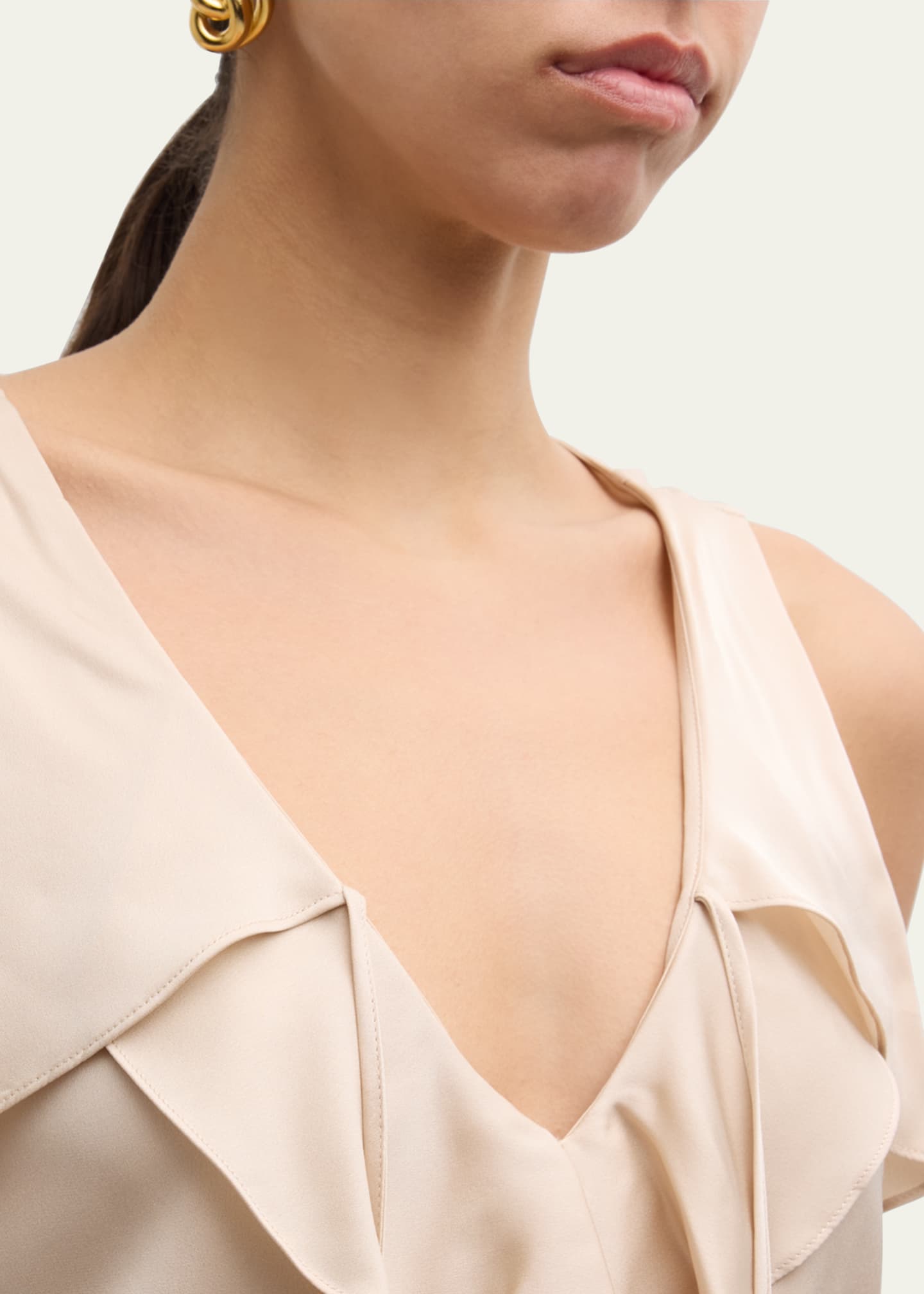 Kobi Halperin Demy Sleeveless Ruffle Blouse Image 5 of 5