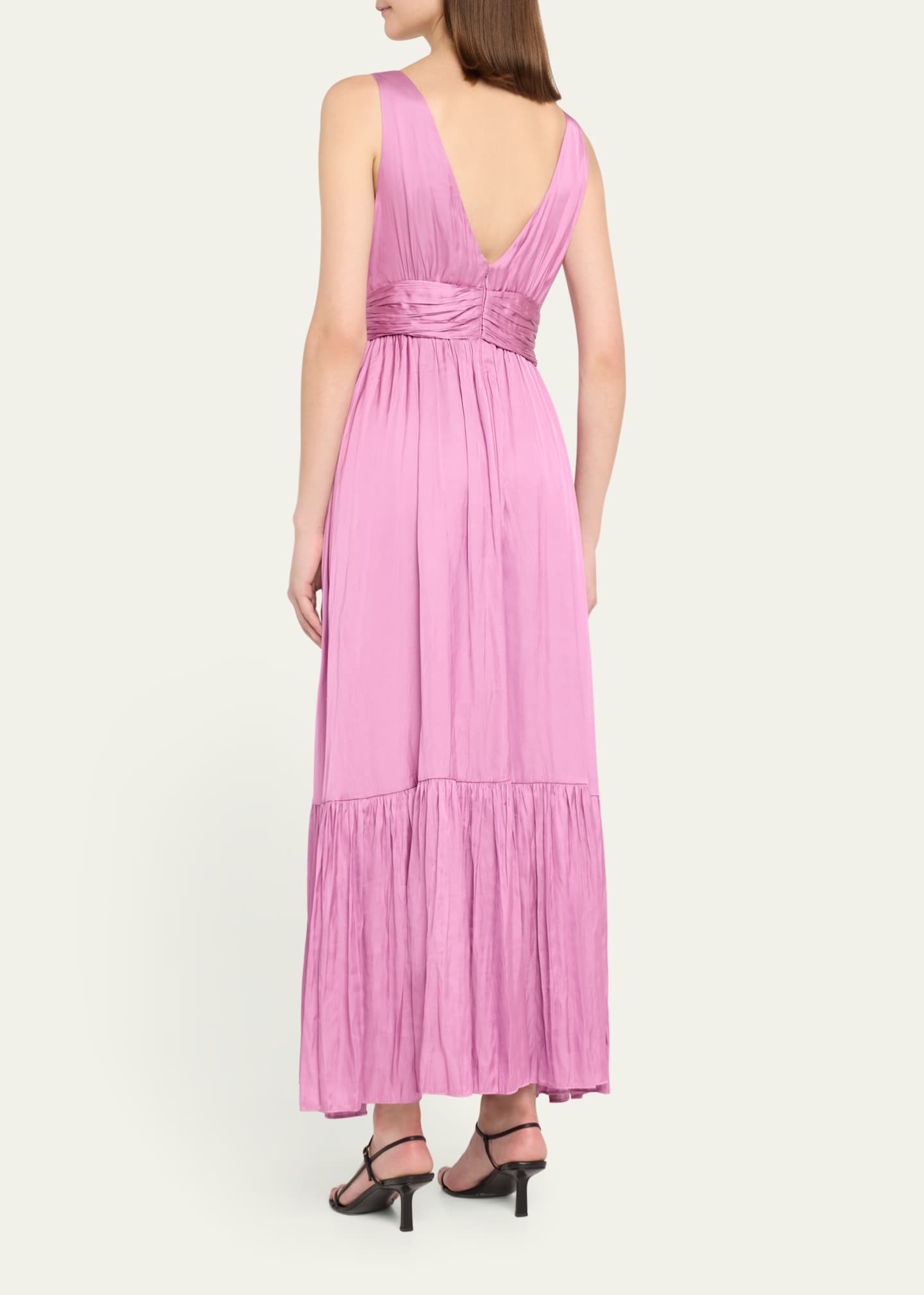 Kobi Halperin Ashton Sleeveless Ruched Maxi Dress Bergdorf Goodman