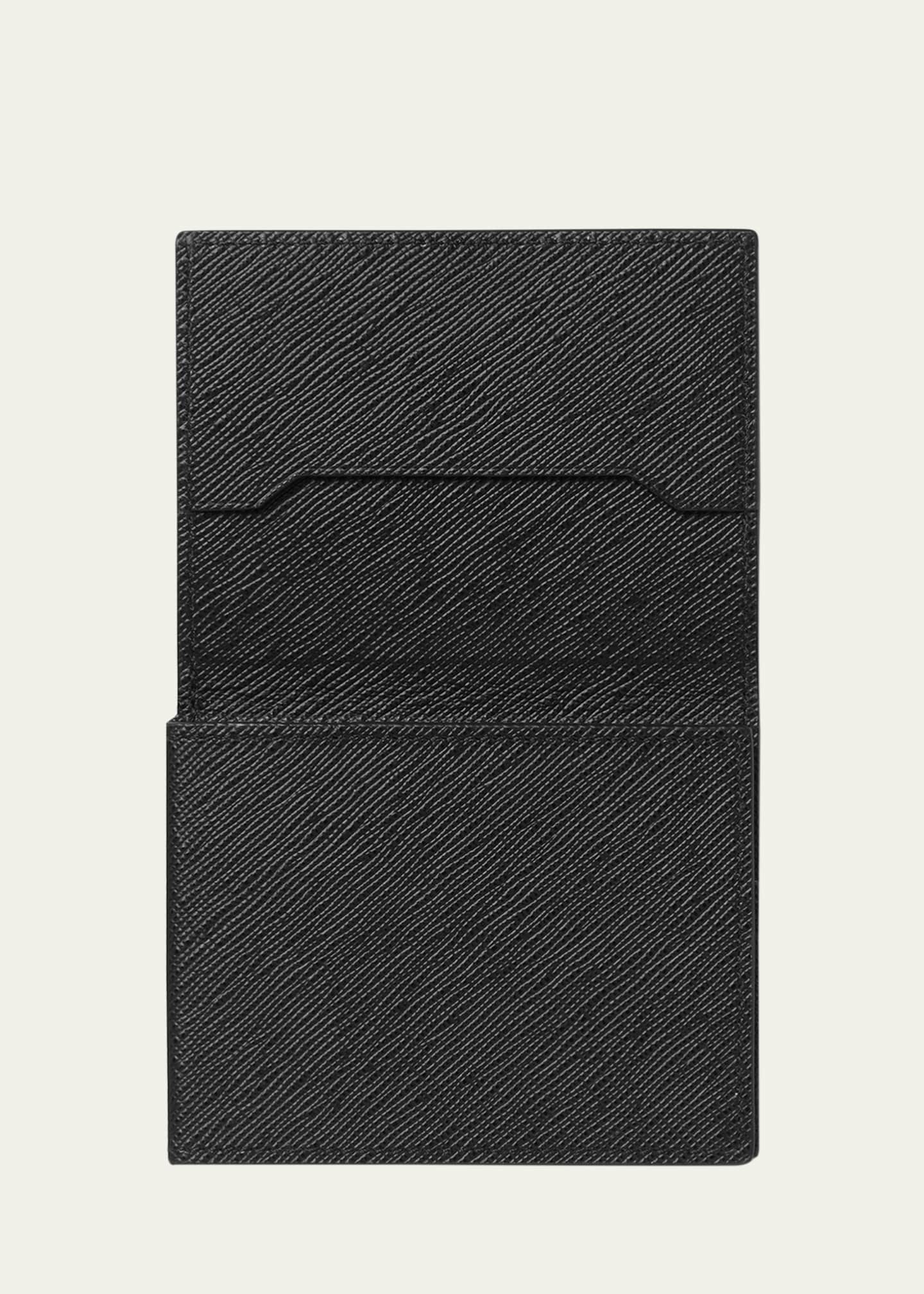Montblanc Men's Sartorial Saffiano Leather Trio Card Holder Image 2 of 5