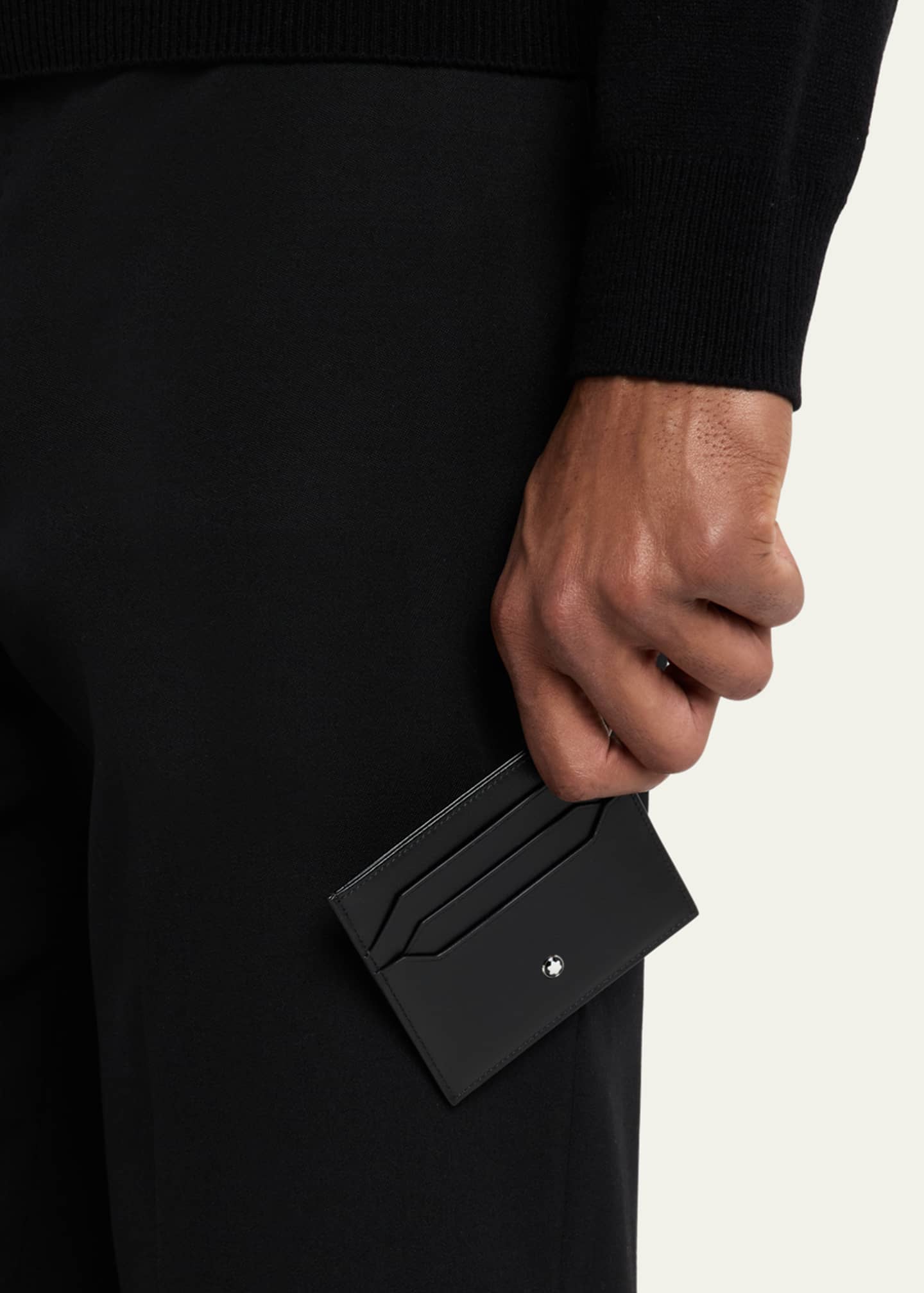 Montblanc Men's Meisterstuck Leather Card Holder Image 2 of 5
