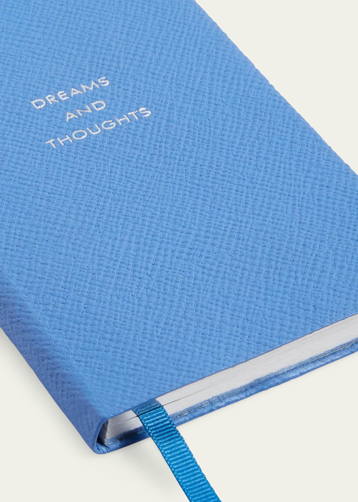 Smythson "Dreams and Thoughts" Cross-Grain Leather Notebook Image 2 of 3