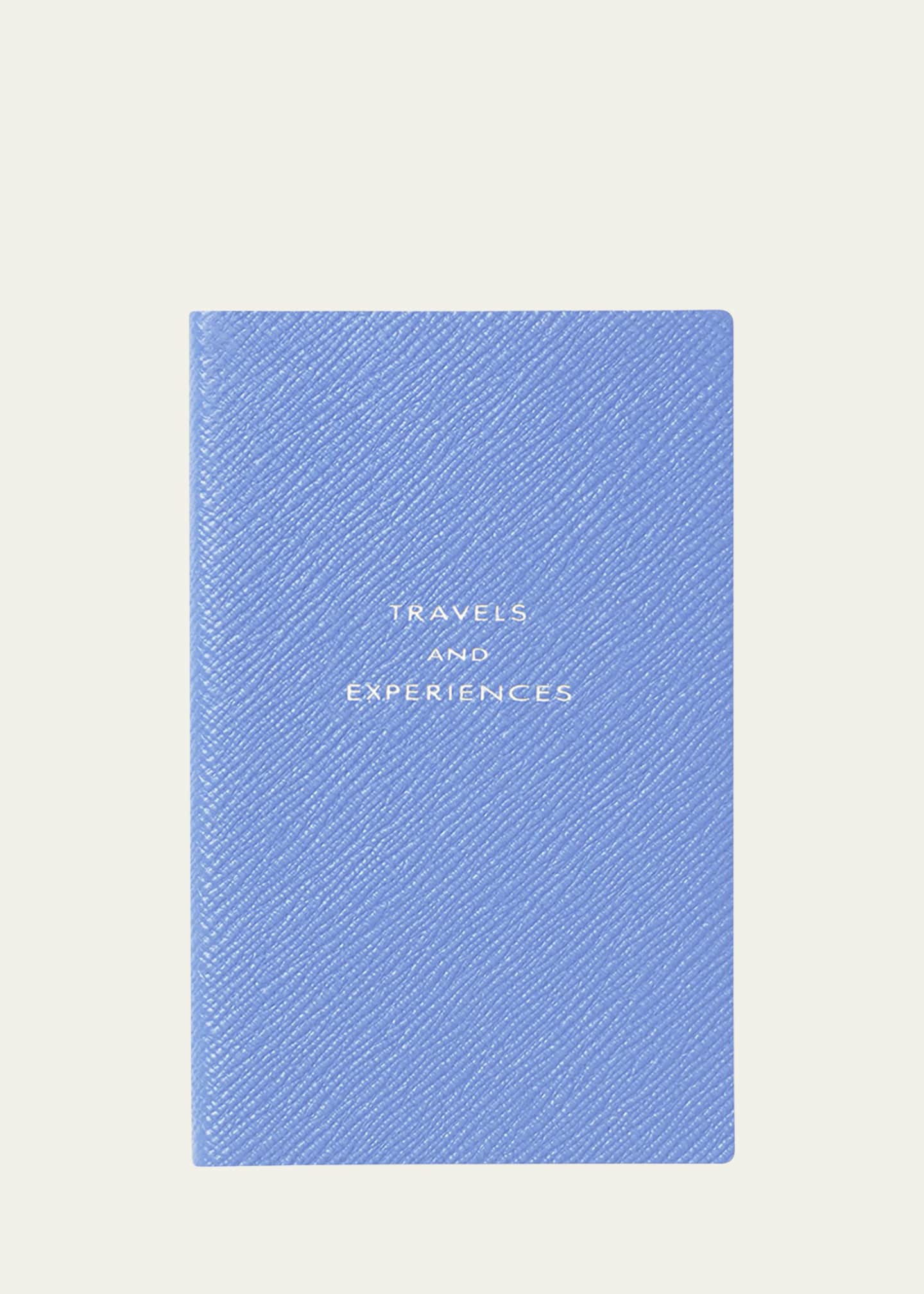 Smythson "Travel and Experiences" Cross-Grain Leather Notebook Image 1 of 3