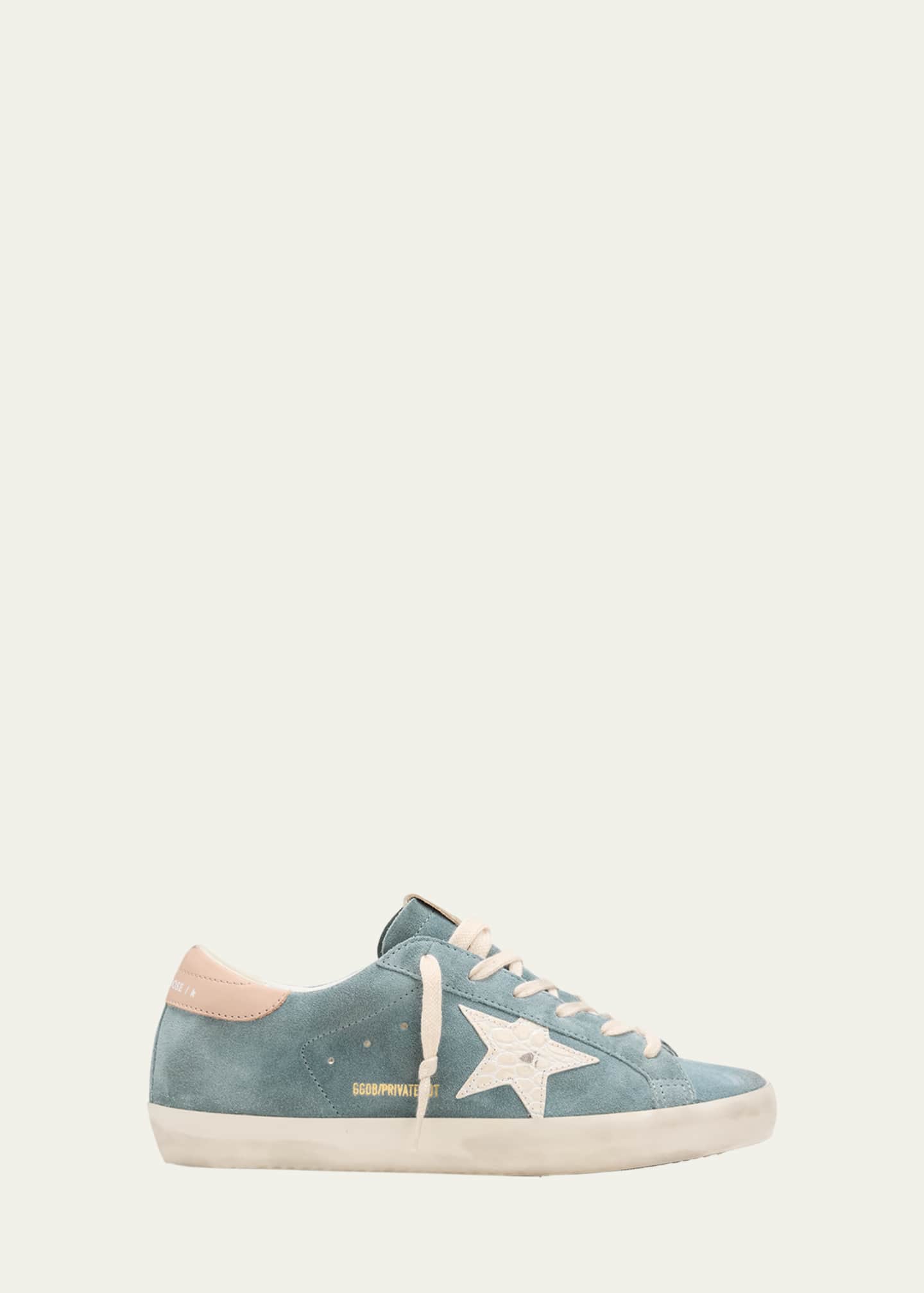 Golden Goose Superstar Mixed Leather Low-Top Sneakers Image 1 of 7