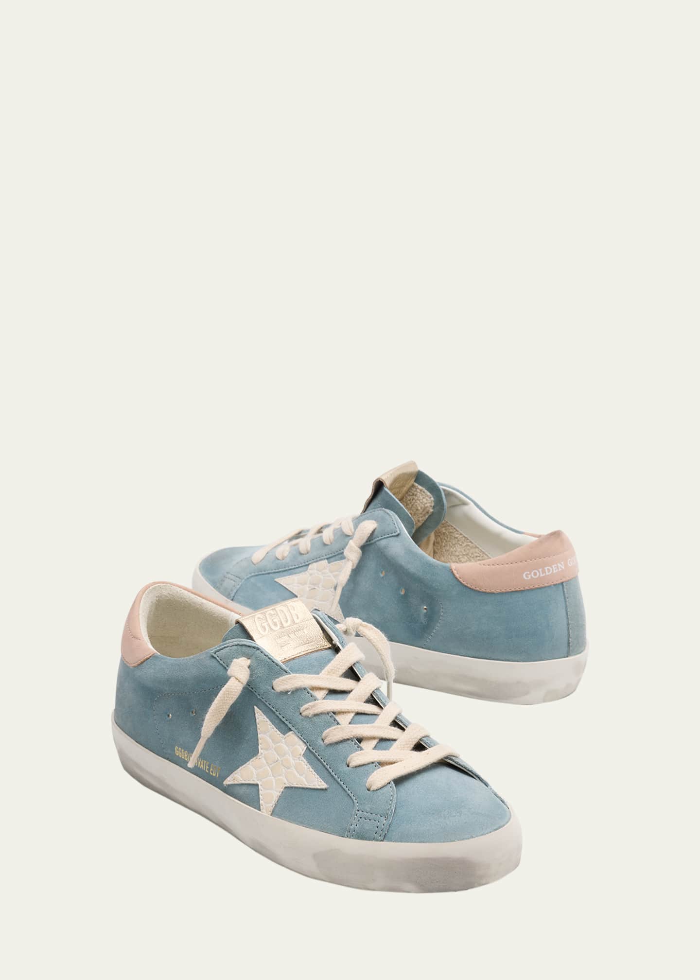 Golden Goose Superstar Mixed Leather Low-Top Sneakers Image 7 of 7