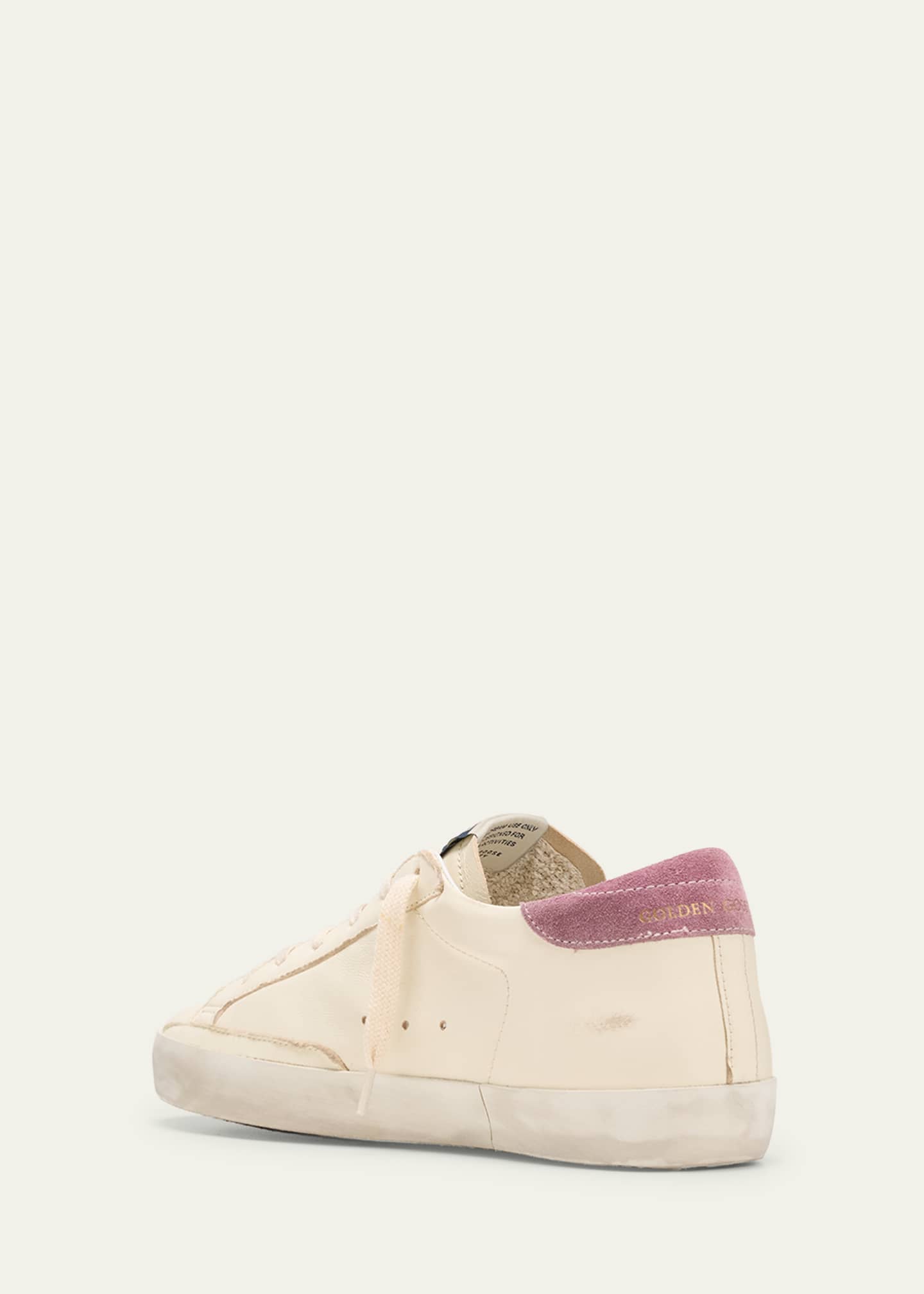 Golden Goose Superstar Glitter Leather Low-Top Sneakers Image 4 of 7
