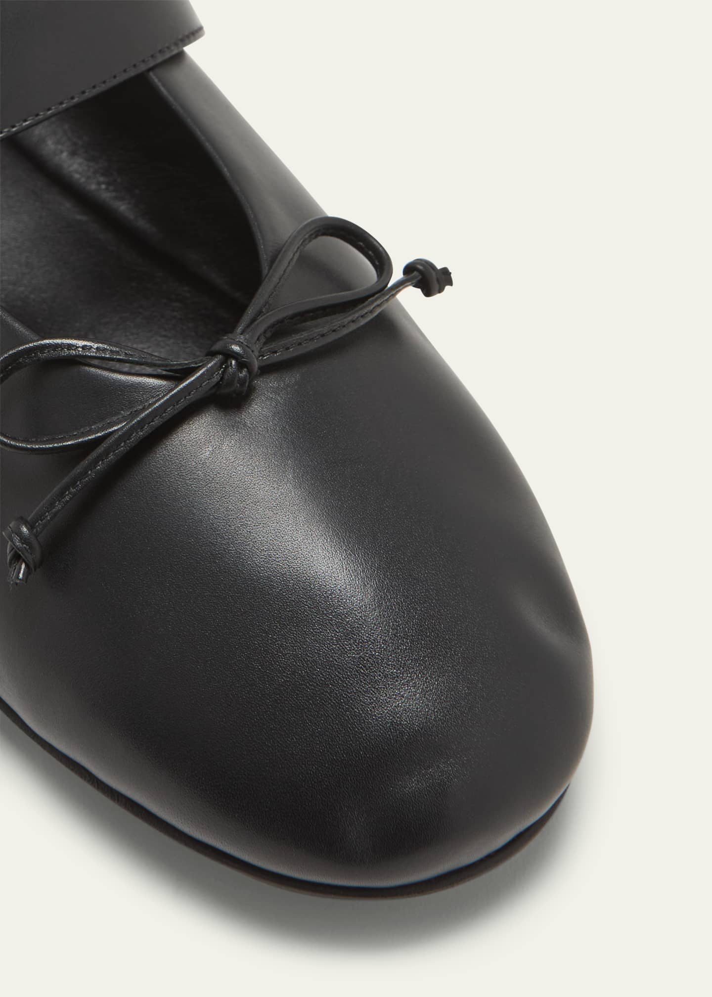 Miu Miu Leather Mary Jane Ballerina Flats Image 5 of 6