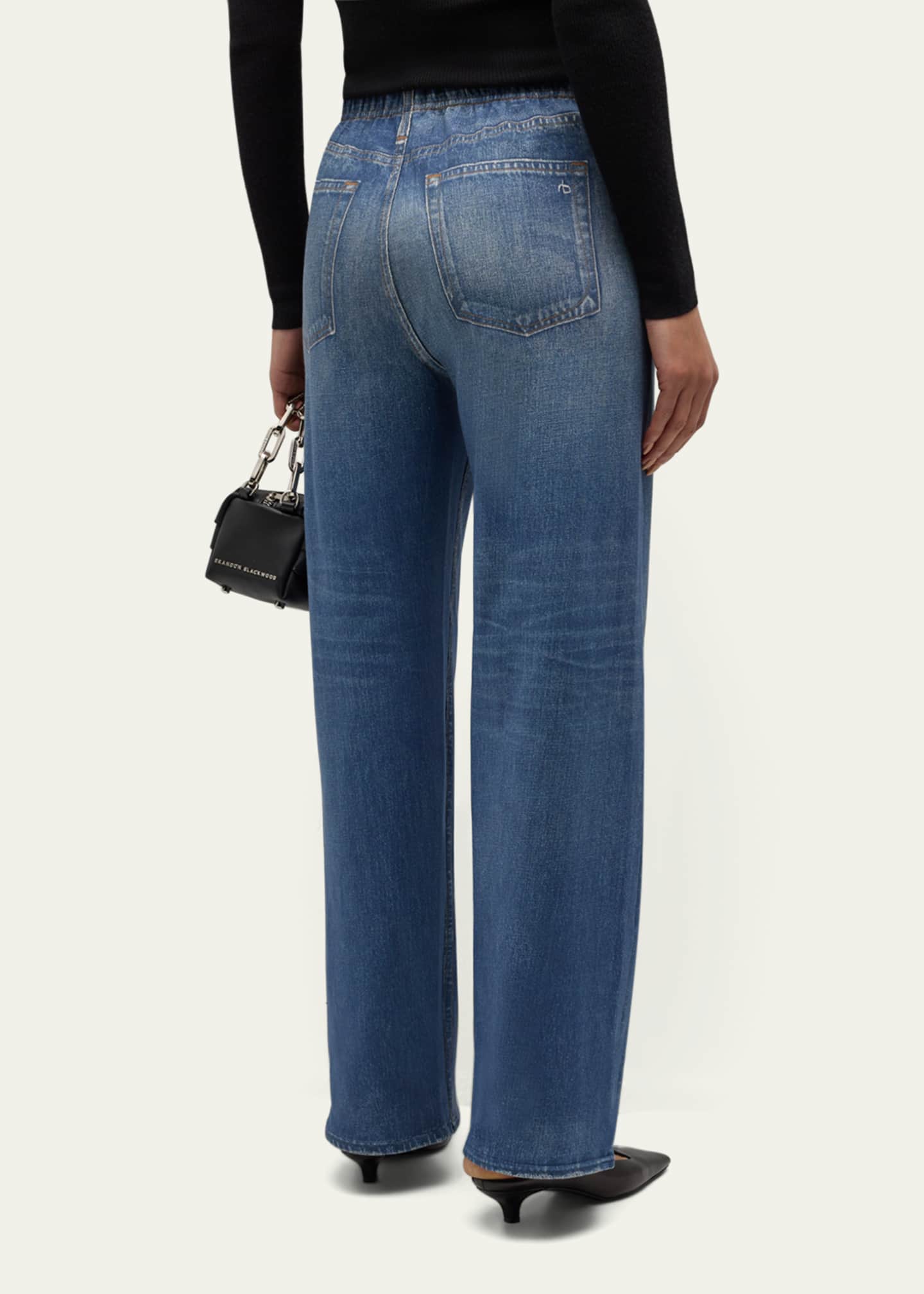 Rag & Bone Miramar Wide-Leg Jeans Image 3 of 7