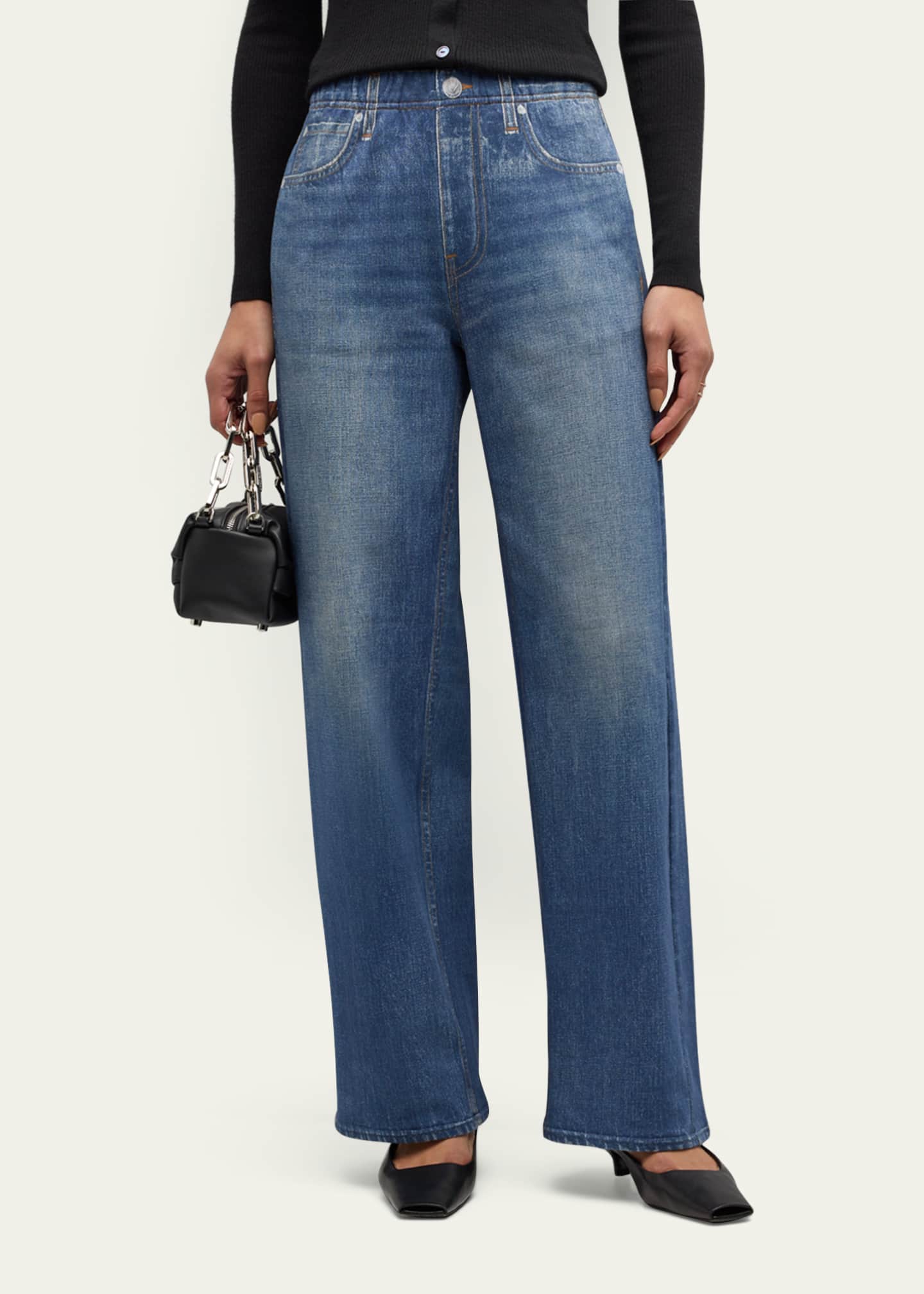 Rag & Bone Miramar Wide-Leg Jeans Image 4 of 7