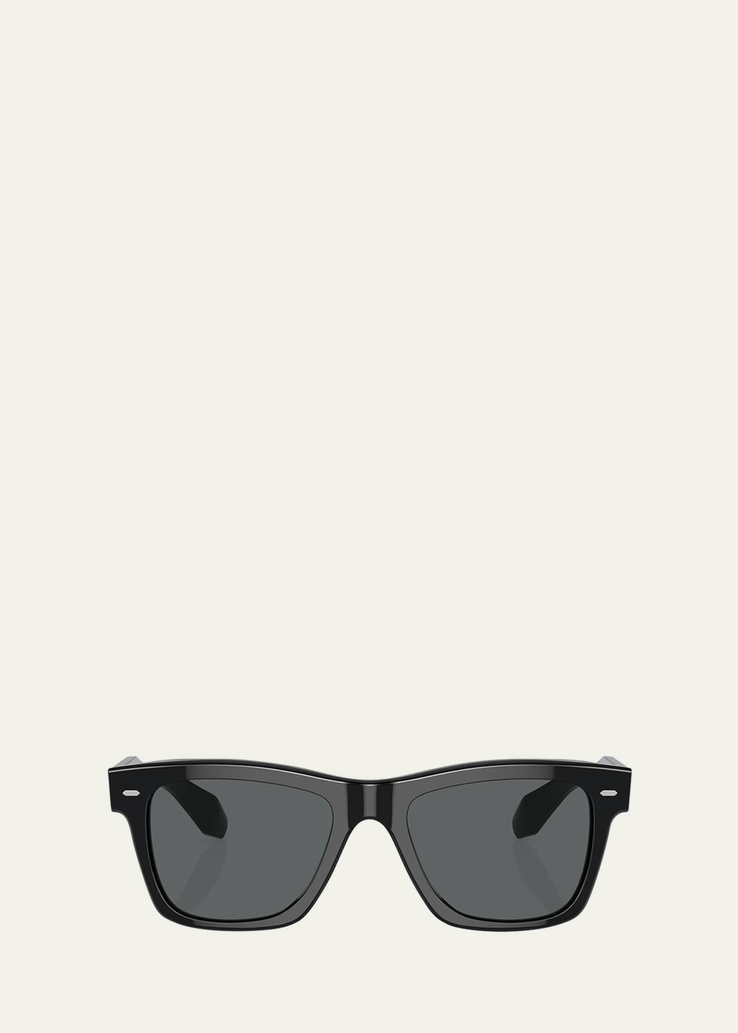 Oliver Peoples Men's N.04 Sun Acetate Rectangle Sunglasses Image 1 of 2