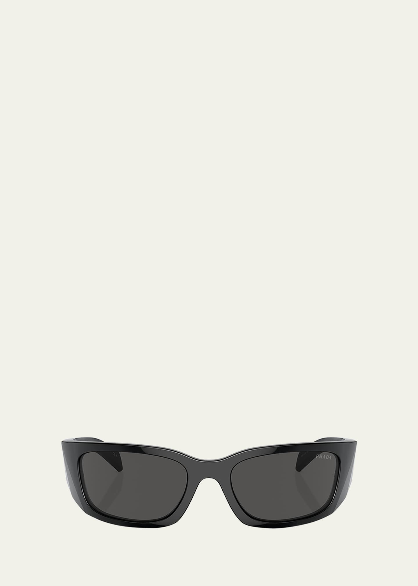Rectangle wrap sunglasses clearance