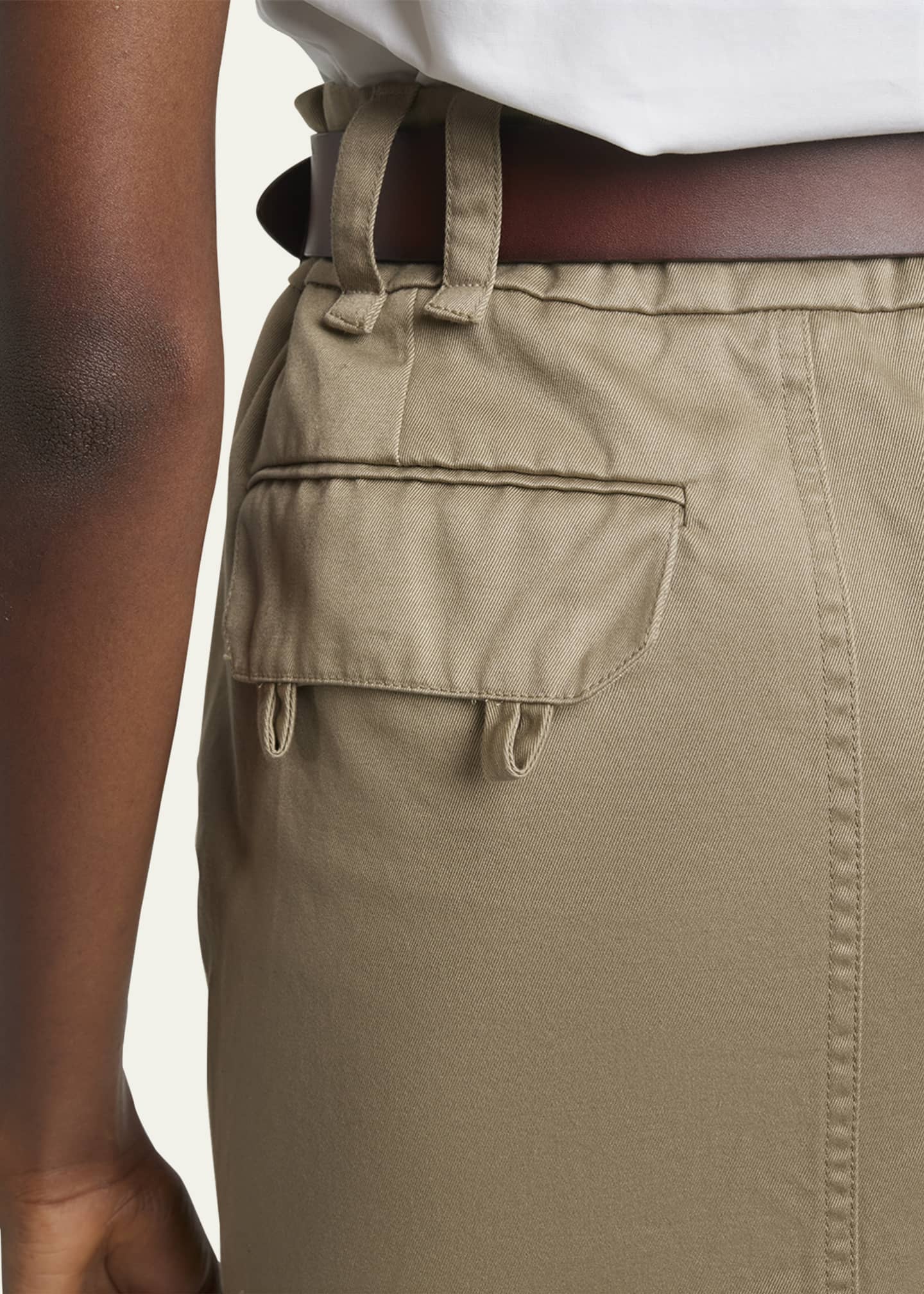Saint Laurent Saharan Cargo Midi Skirt Image 5 of 5