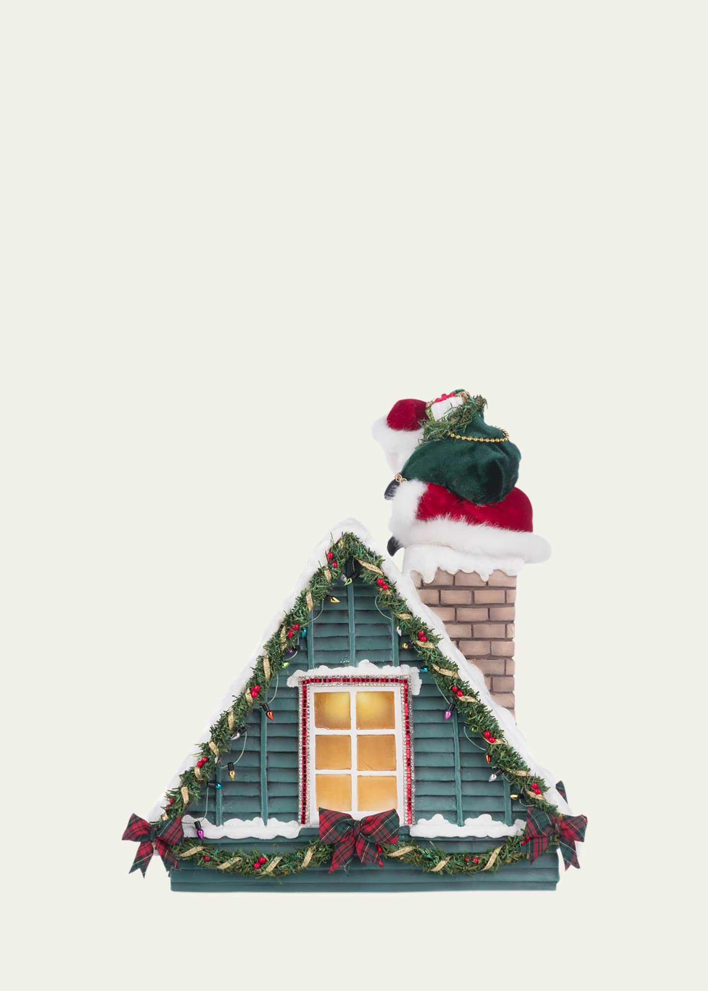 Katherine's Collection Santa in Chimney Christmas Countdown Bergdorf