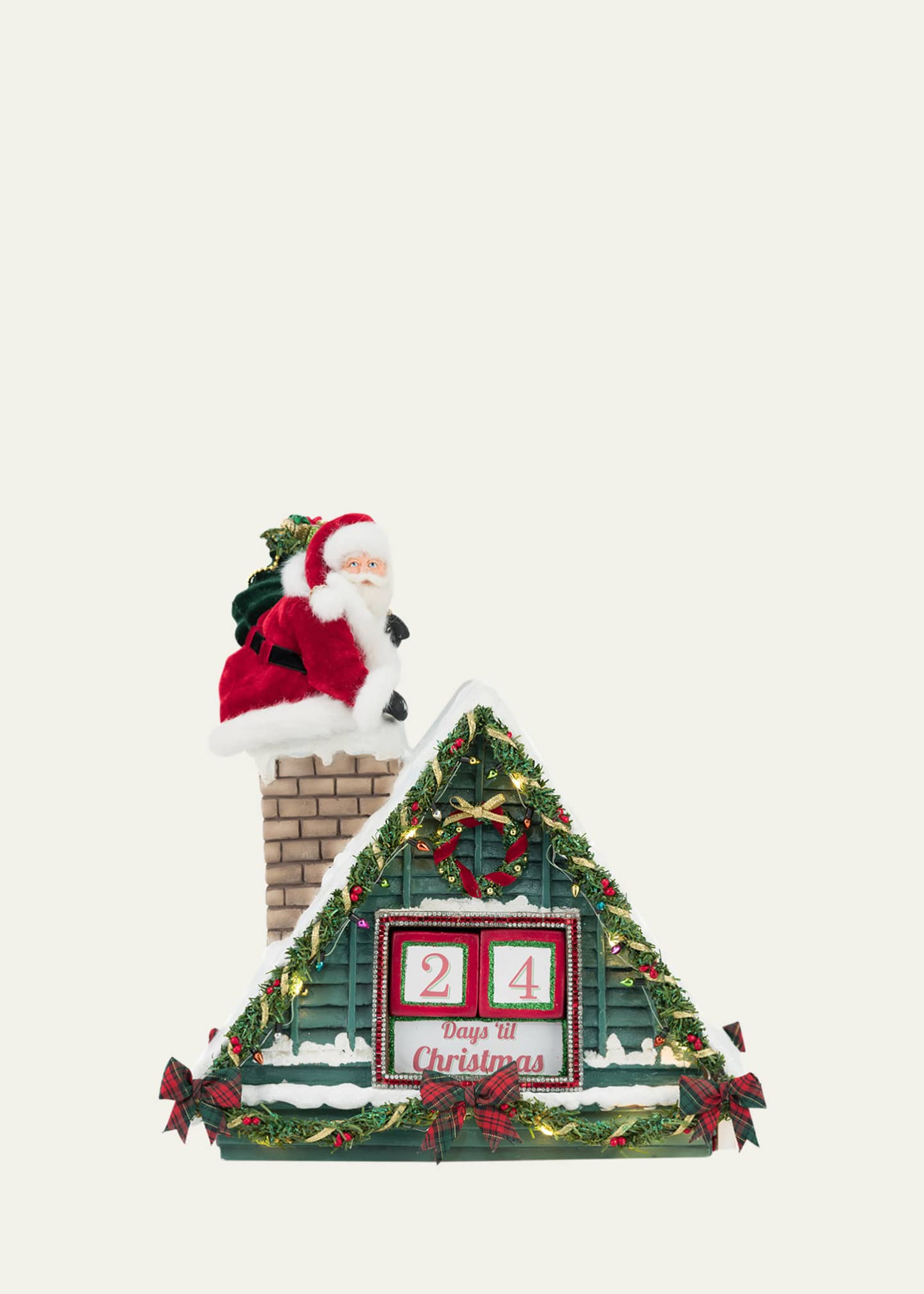 Katherine's Collection Santa in Chimney Christmas Countdown Bergdorf