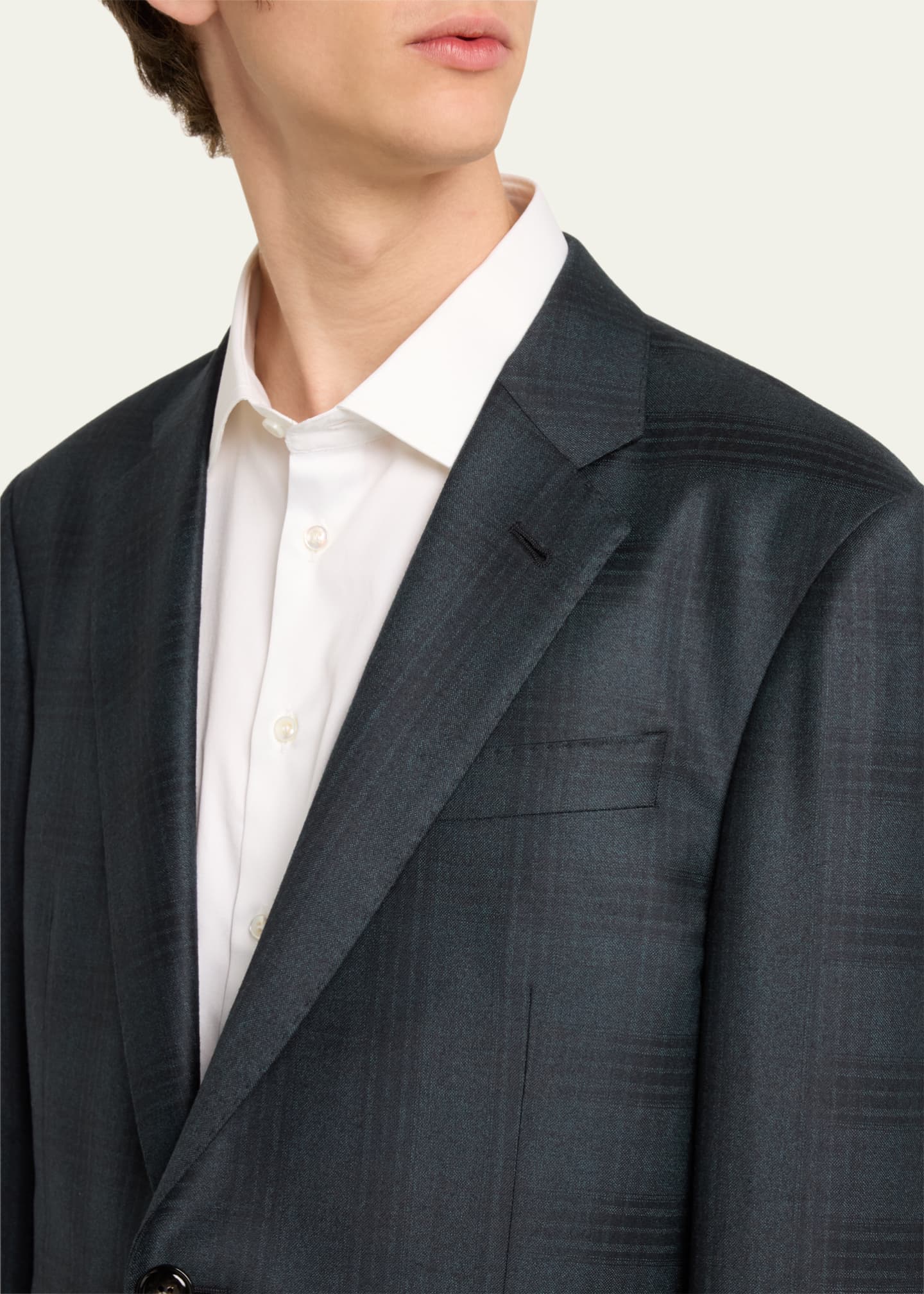 Giorgio Armani Men's Soft Wool-Cashmere Sport Coat Image 4 of 4