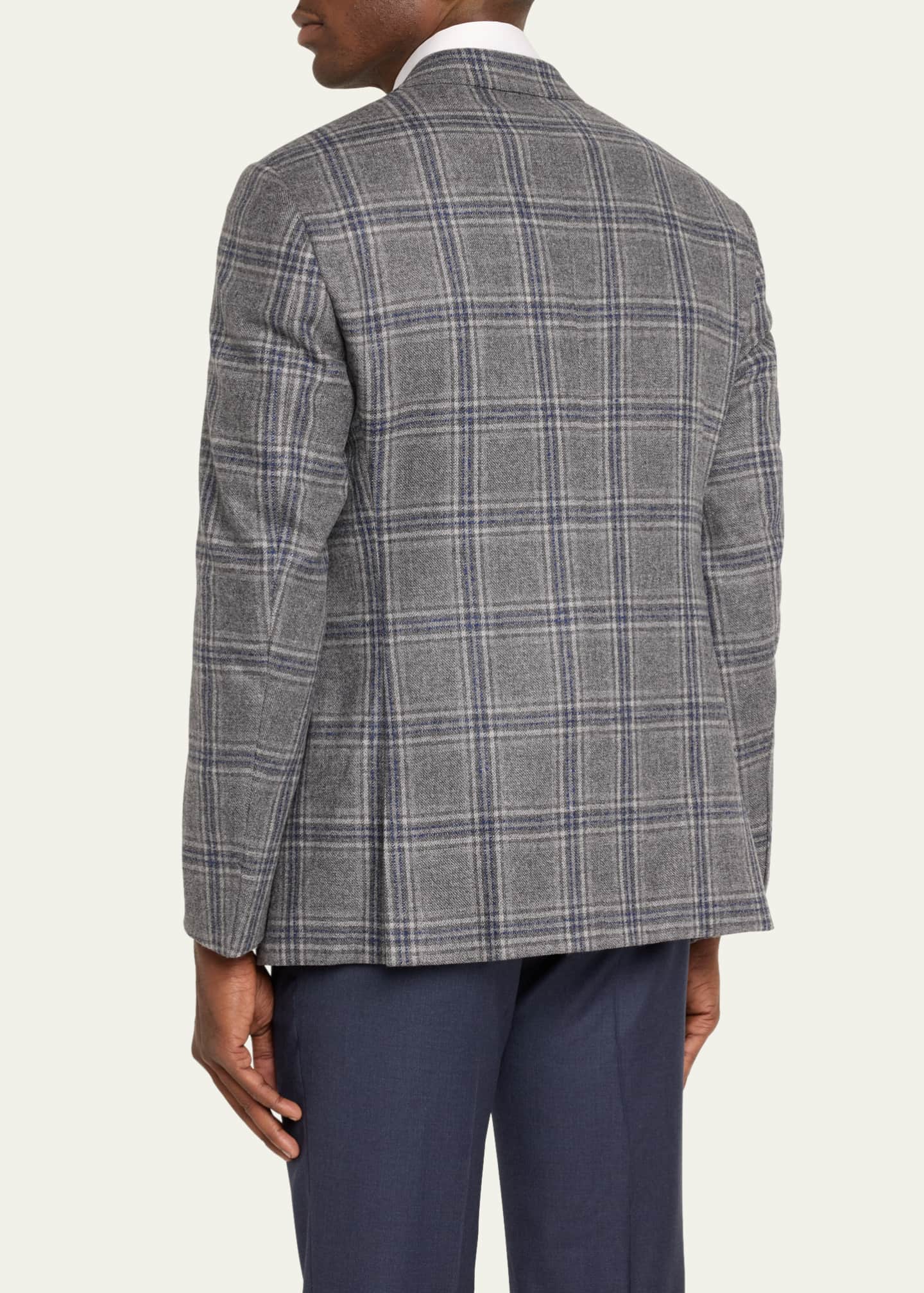 Giorgio Armani Men's Soft Plaid Sport Coat Image 3 of 5