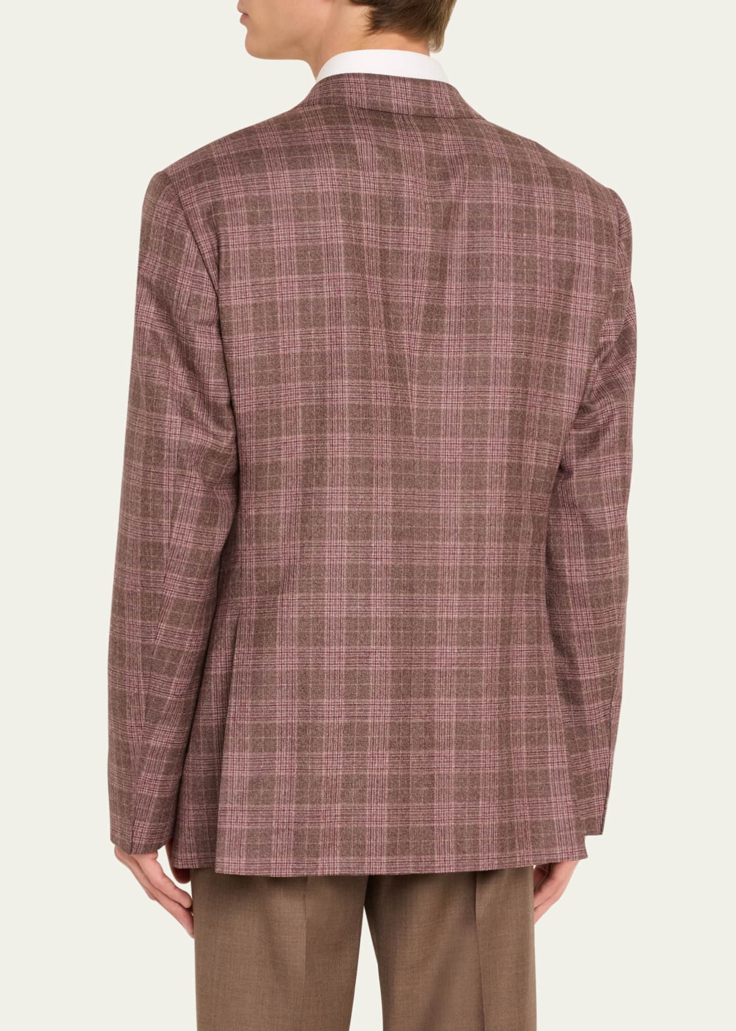 Giorgio Armani Men's Wool-Cashmere Nailhead Sport Coat Image 3 of 5