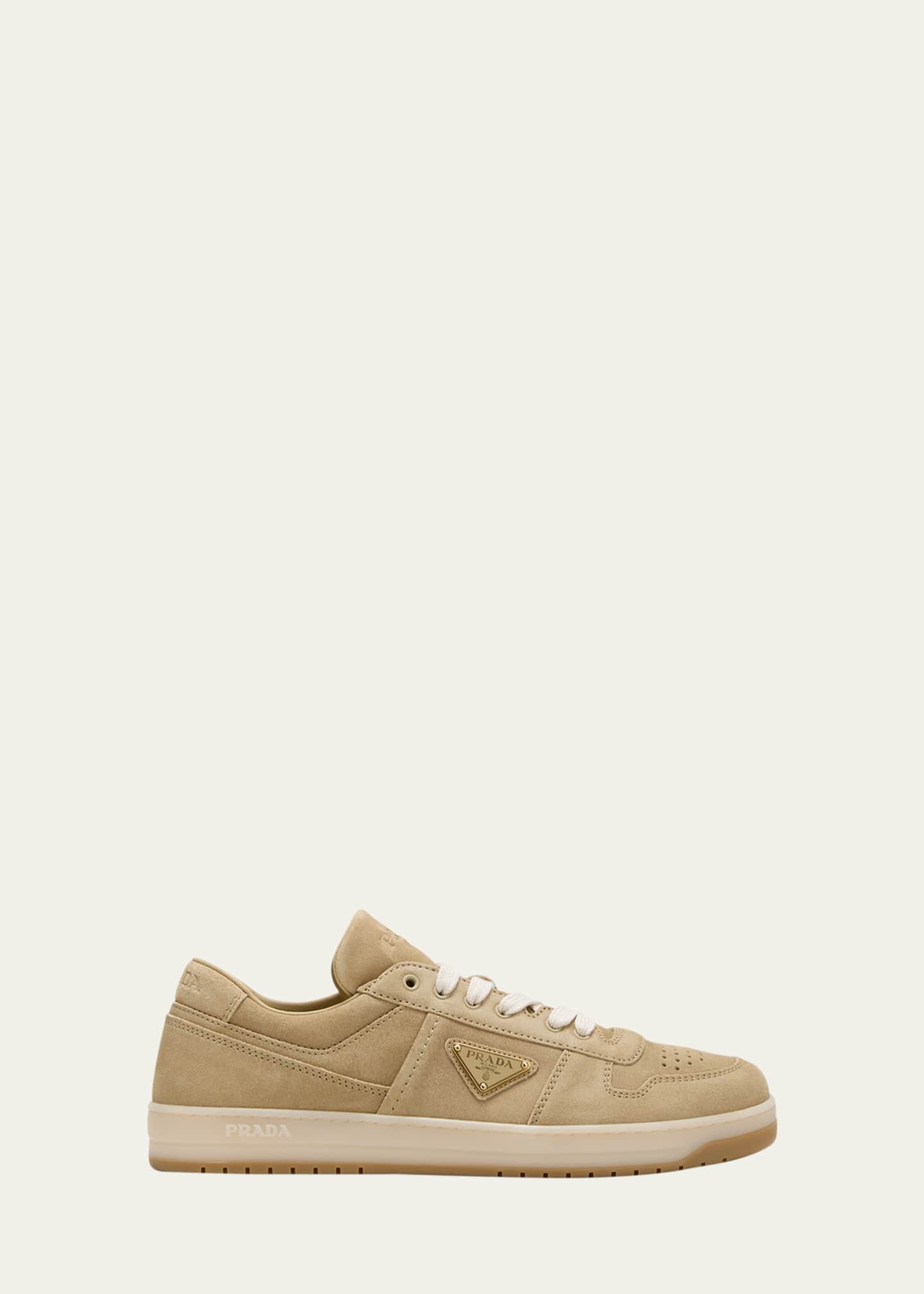 Prada men's suede sneakers clearance