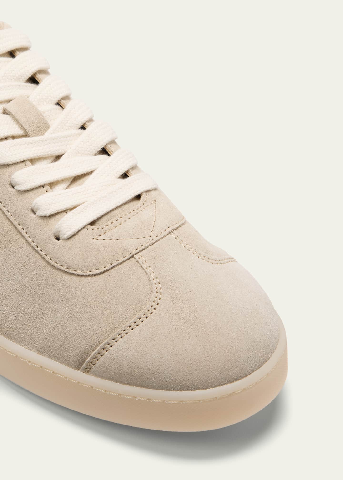 Prada Men's Lane Suede T-Toe Low-Top Sneakers Image 3 of 3