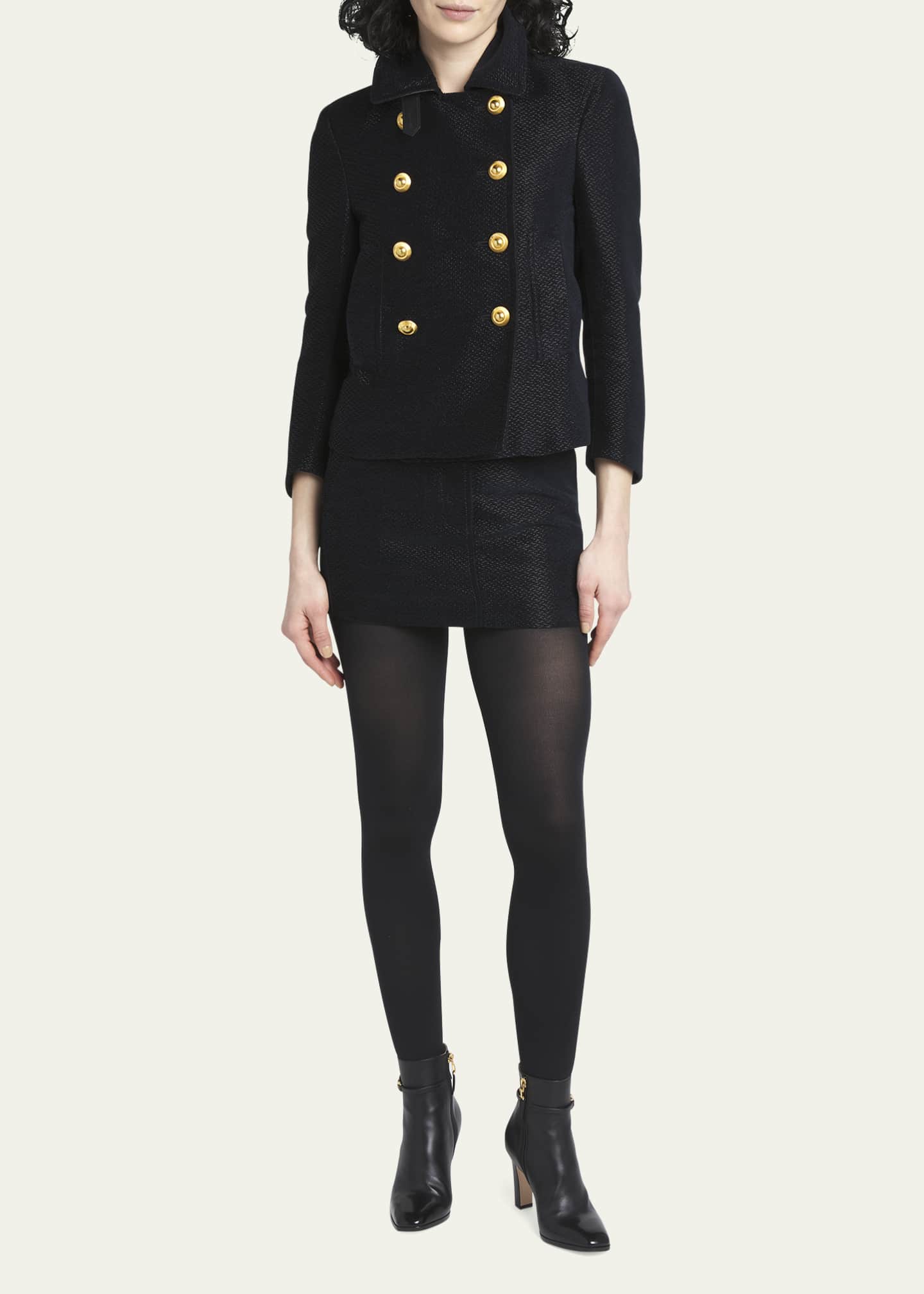 TOM FORD Calfskin Chain Zip Ankle Booties Image 3 of 5