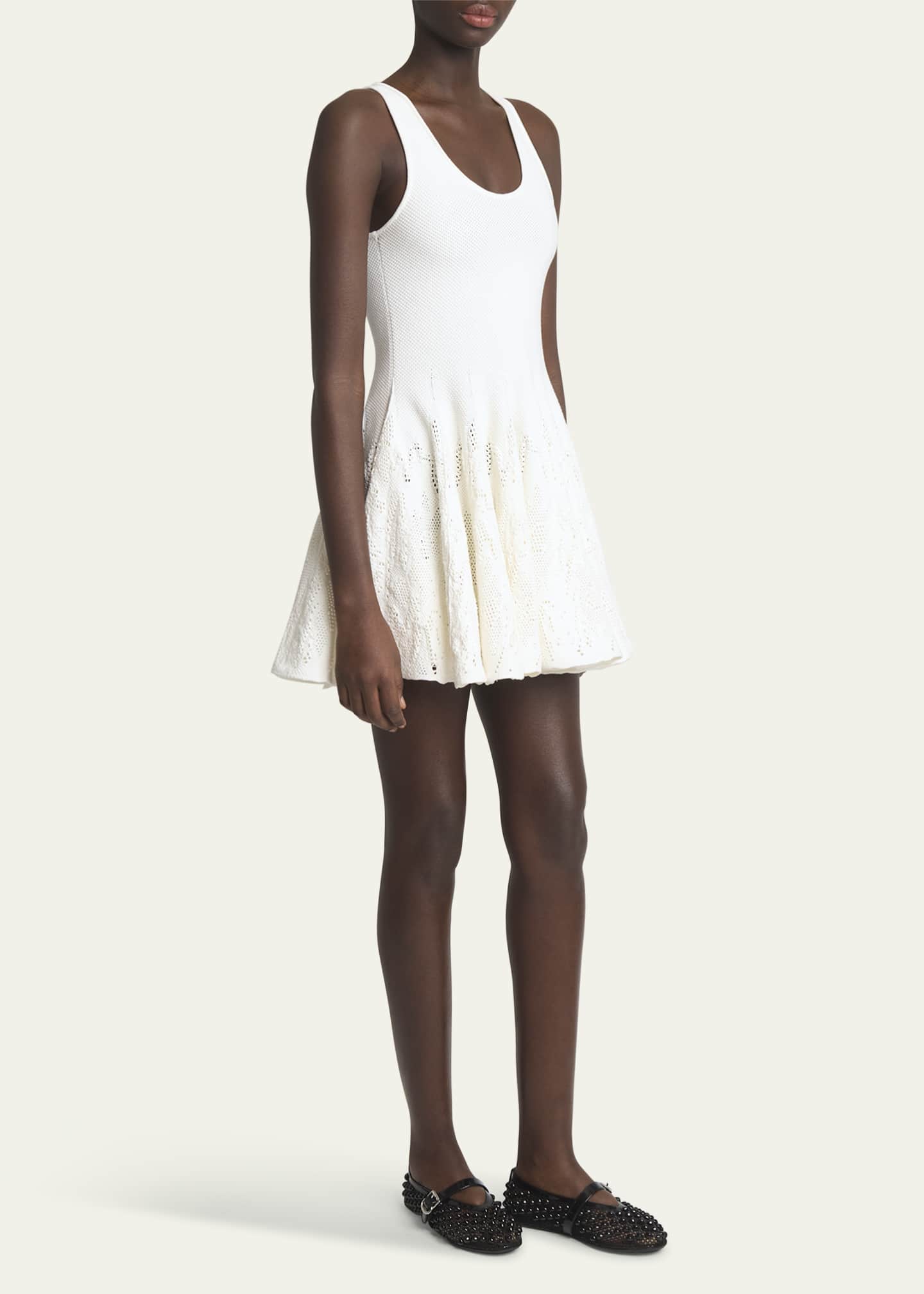 ALAIA MARY JANE SHOES IN BLACK ZP CUSTOM STRAW AND DENIM main image 0
