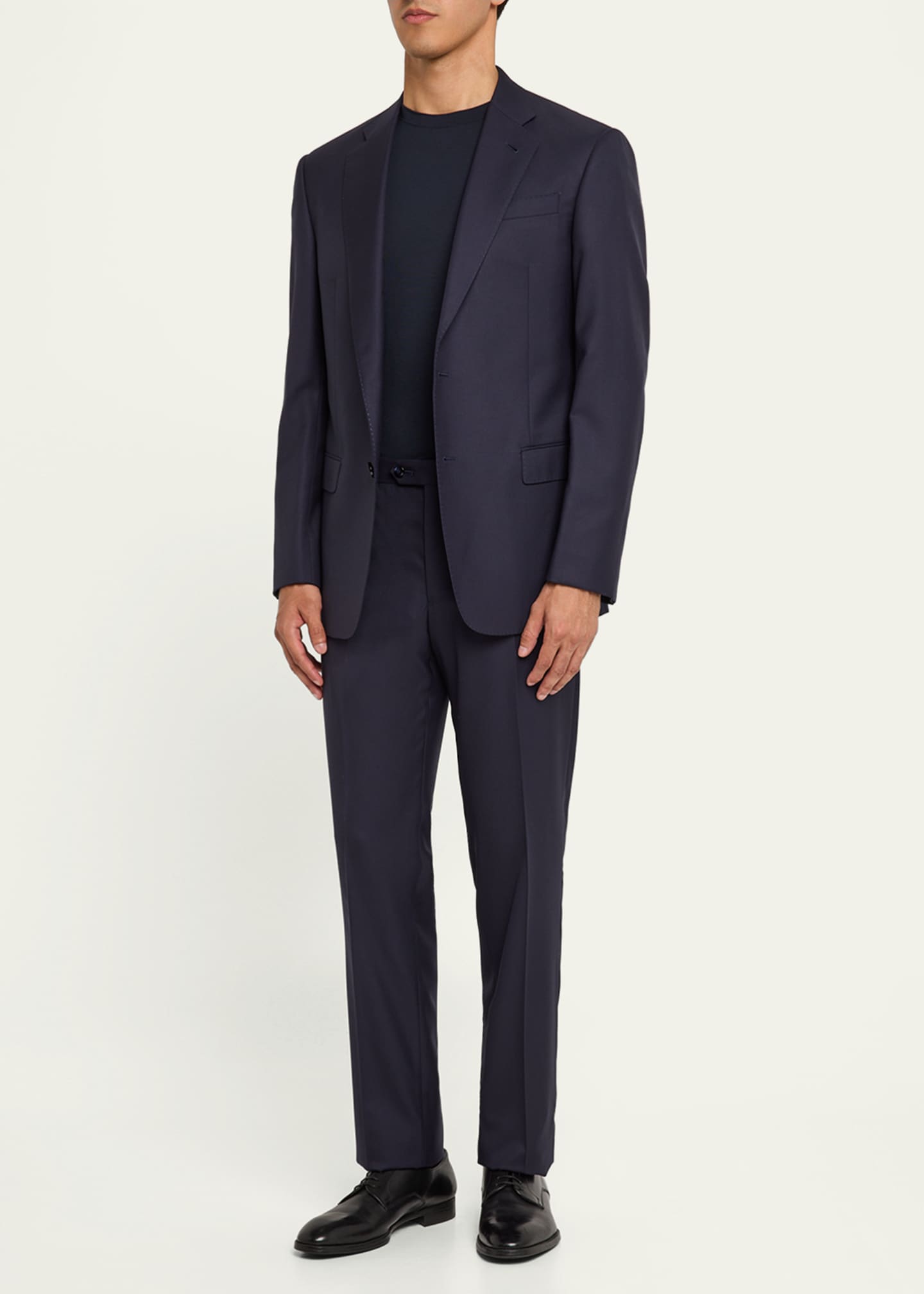 Giorgio Armani Men's Textured Crew T-Shirt Image 2 of 5