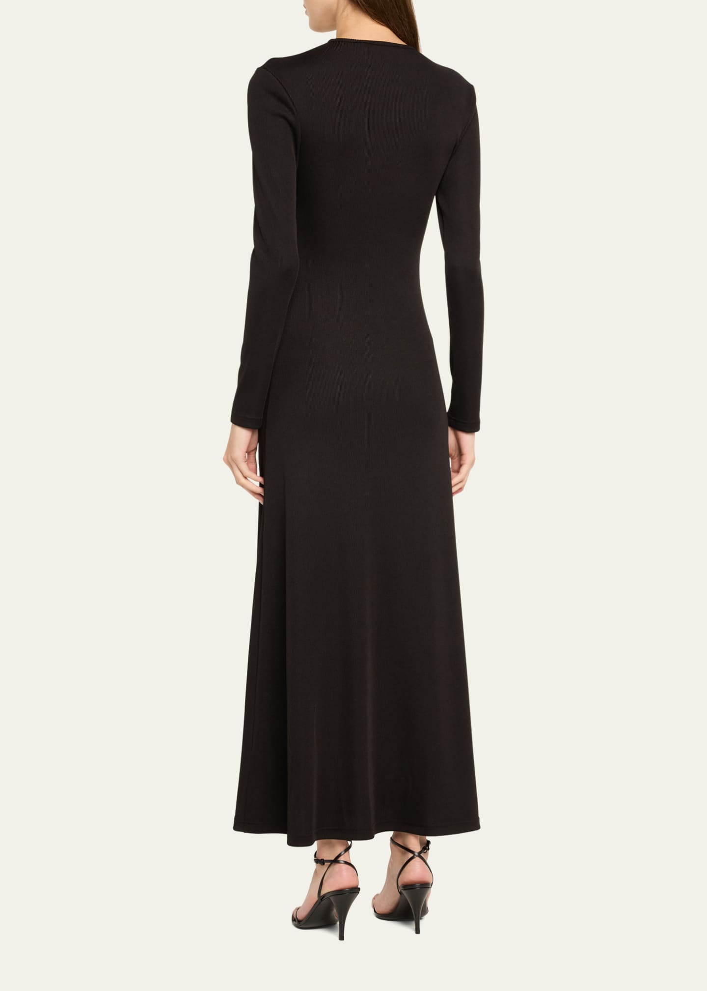 Christopher Esber Twisted Anglaise Cutout Long-Sleeve Maxi Dress Image 3 of 5