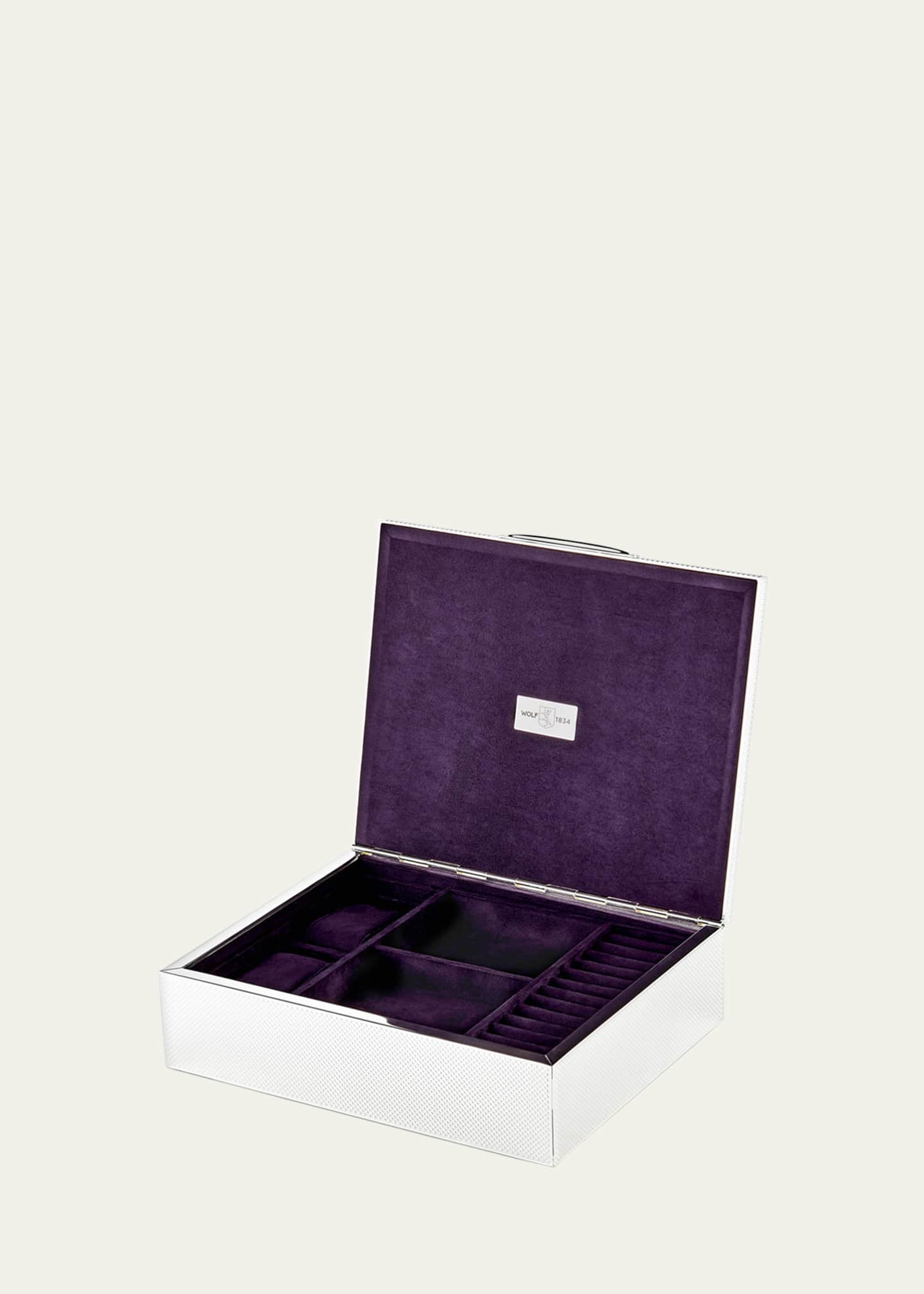 WOLF Silver Watch, Jewelry, and Legacy Box Image 4 of 4