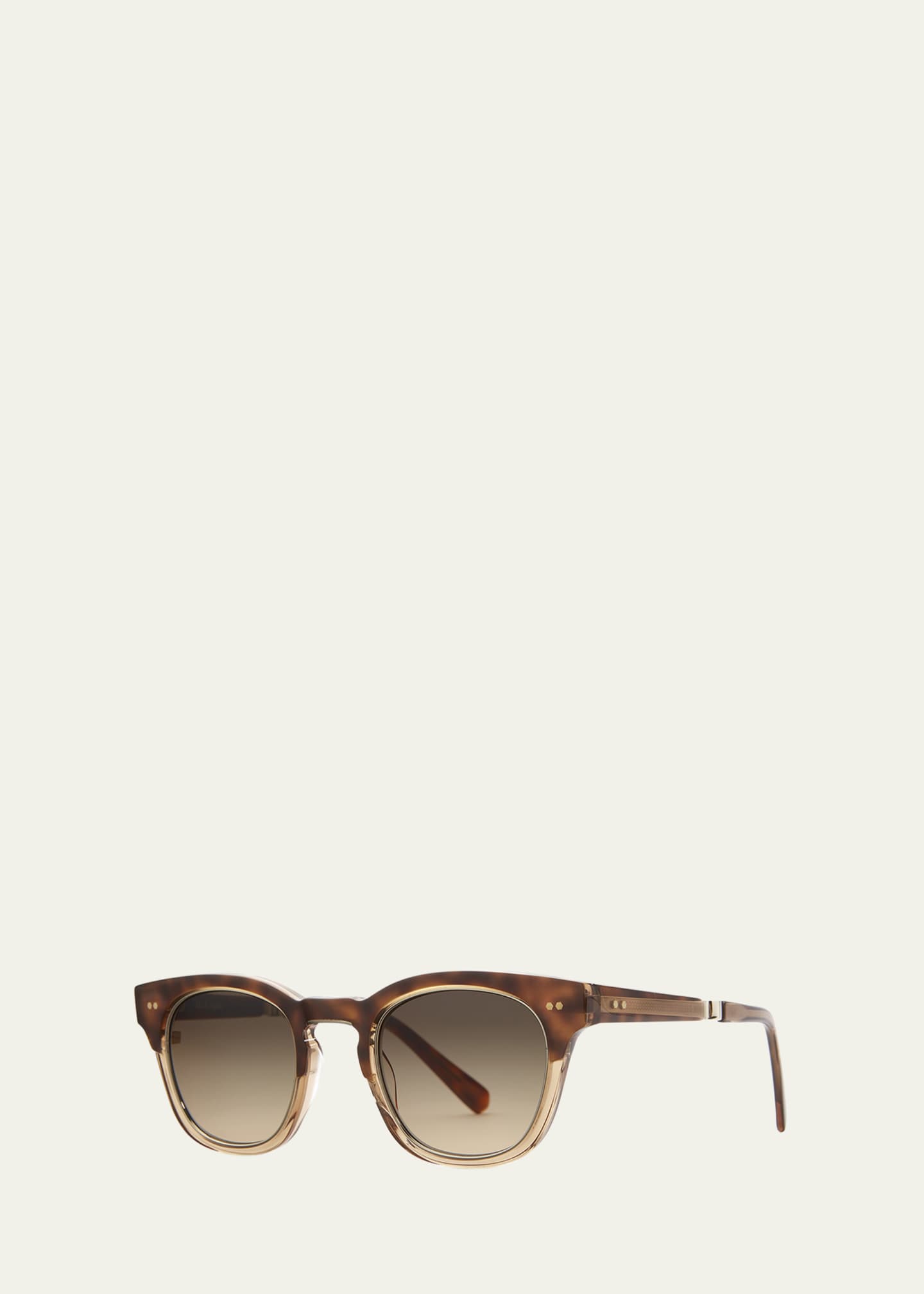 Mr. Leight Men's Hanalei II Acetate Square Sunglasses Image 2 of 2