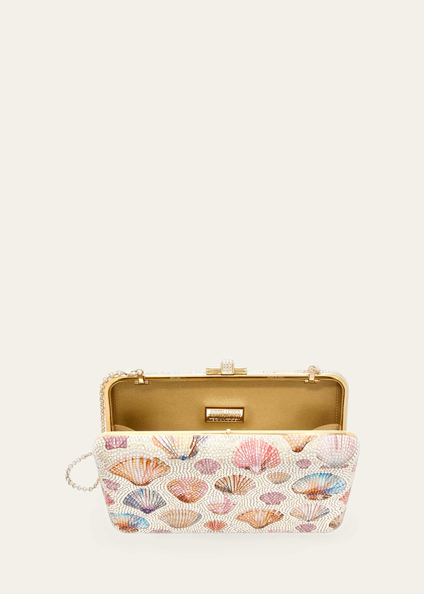 Judith Leiber Couture Shell Beachcomber Crystal Clutch Bag Bergdorf Goodman