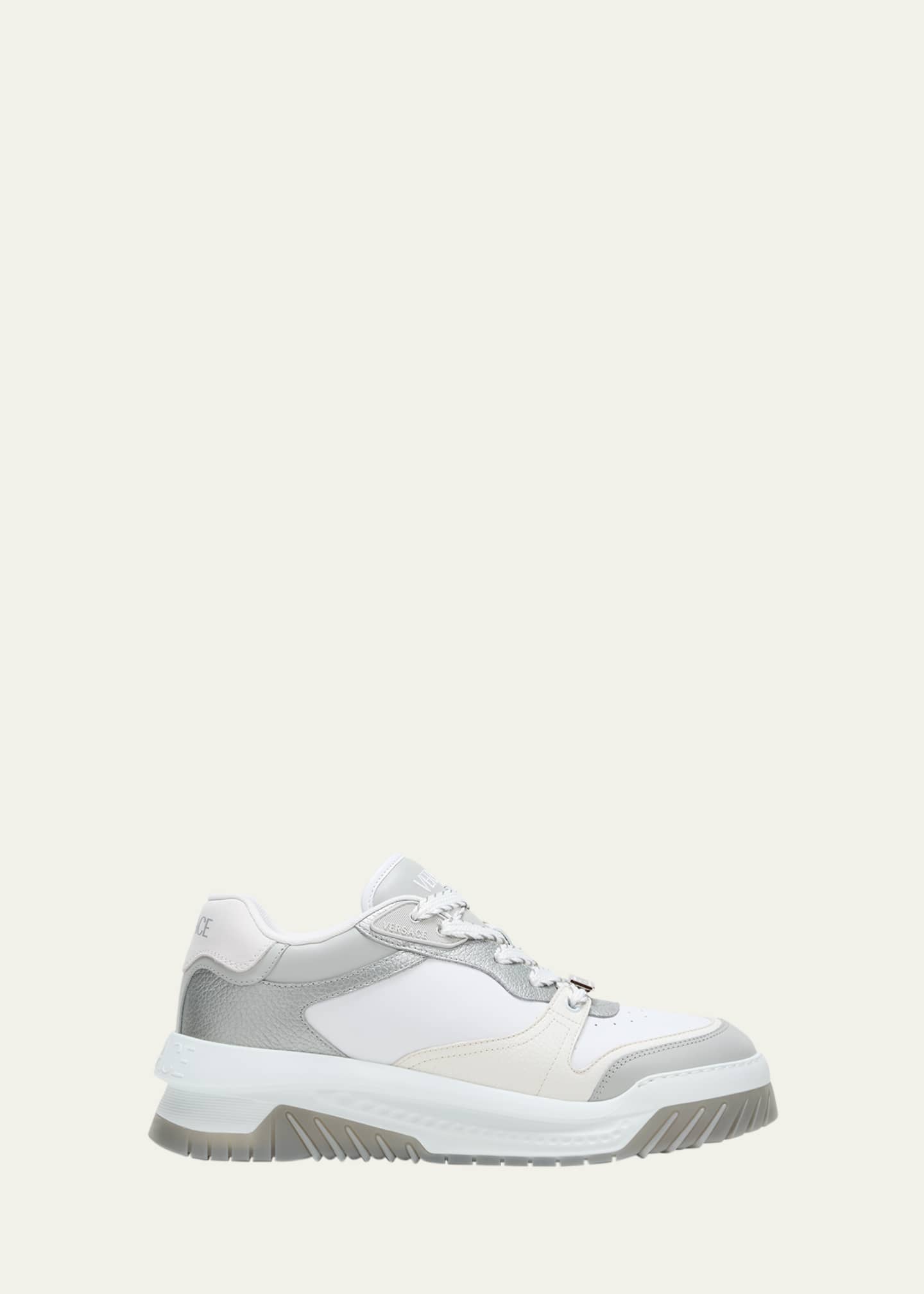 Versace Men's Odissea Leather Low-Top Sneakers Image 1 of 4