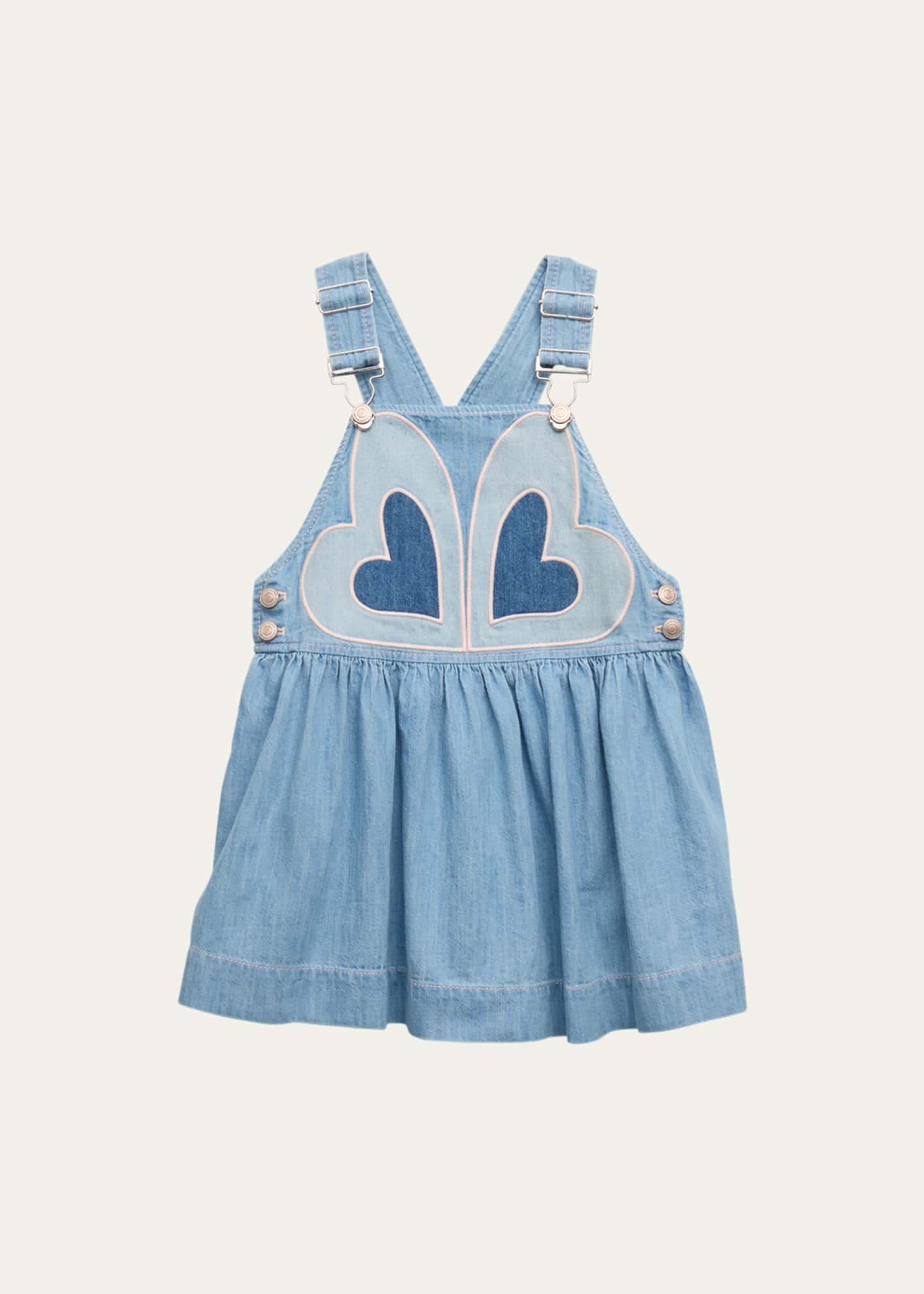 Zimmermann Girls Waverly Denim Heart Dress