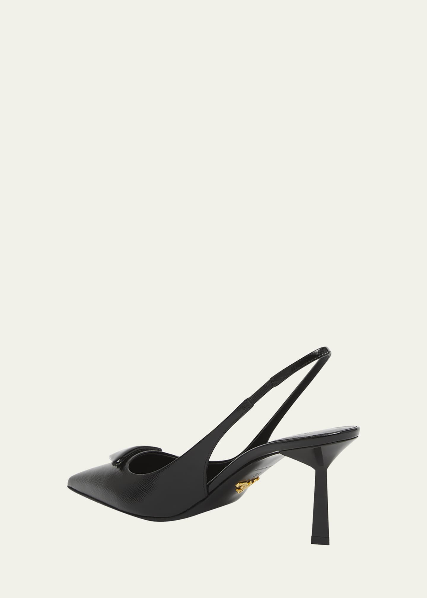 Vernice Leather Slingback Pumps