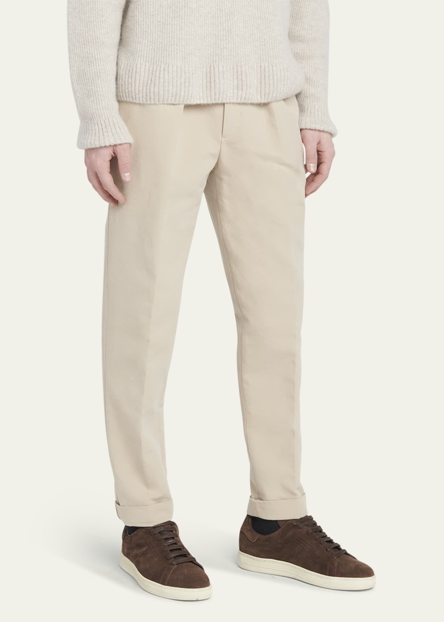 TOM FORD Men's Warwick Suede Sneakers - Bergdorf Goodman