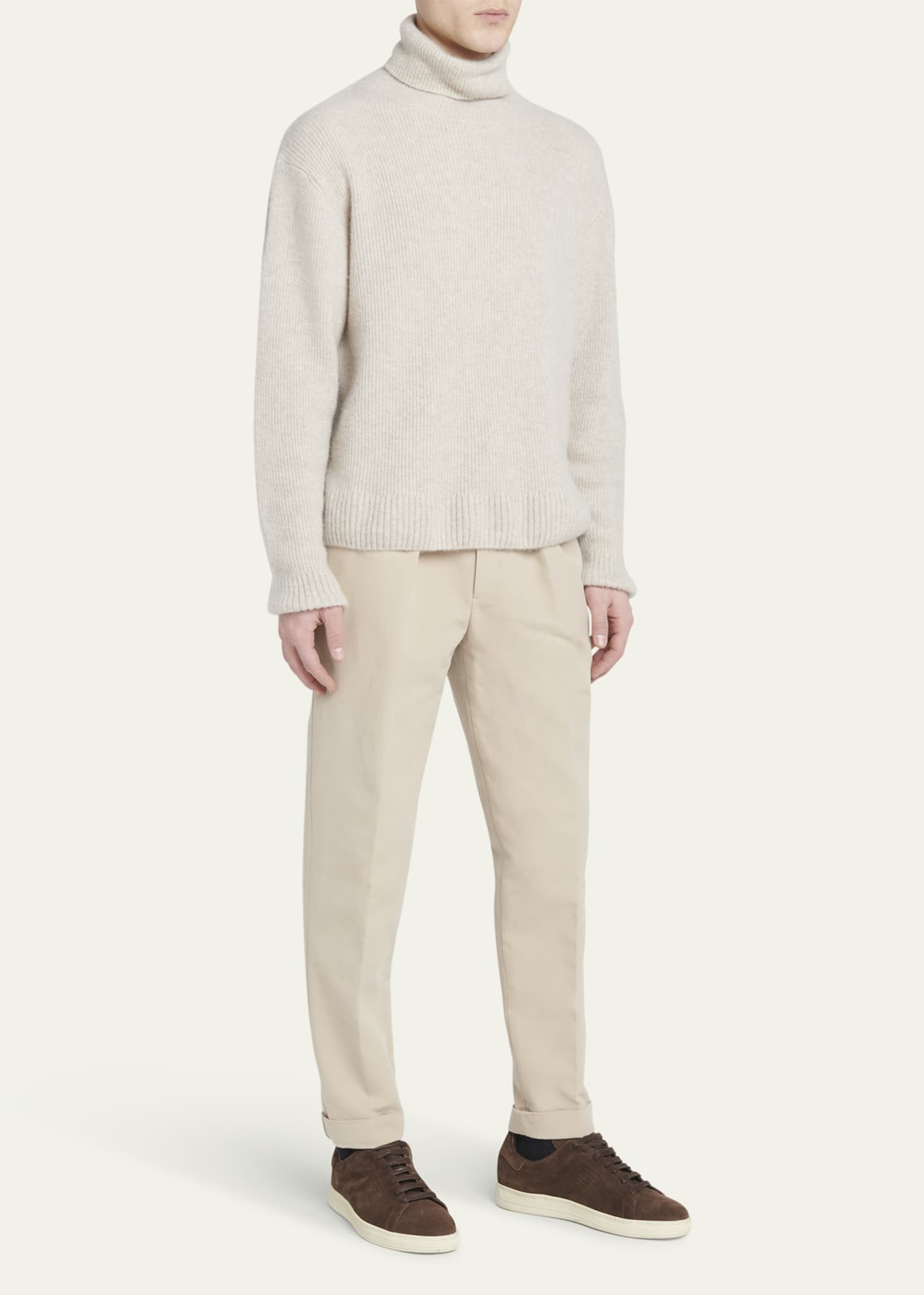 TOM FORD Men's Warwick Suede Sneakers Image 3 of 5