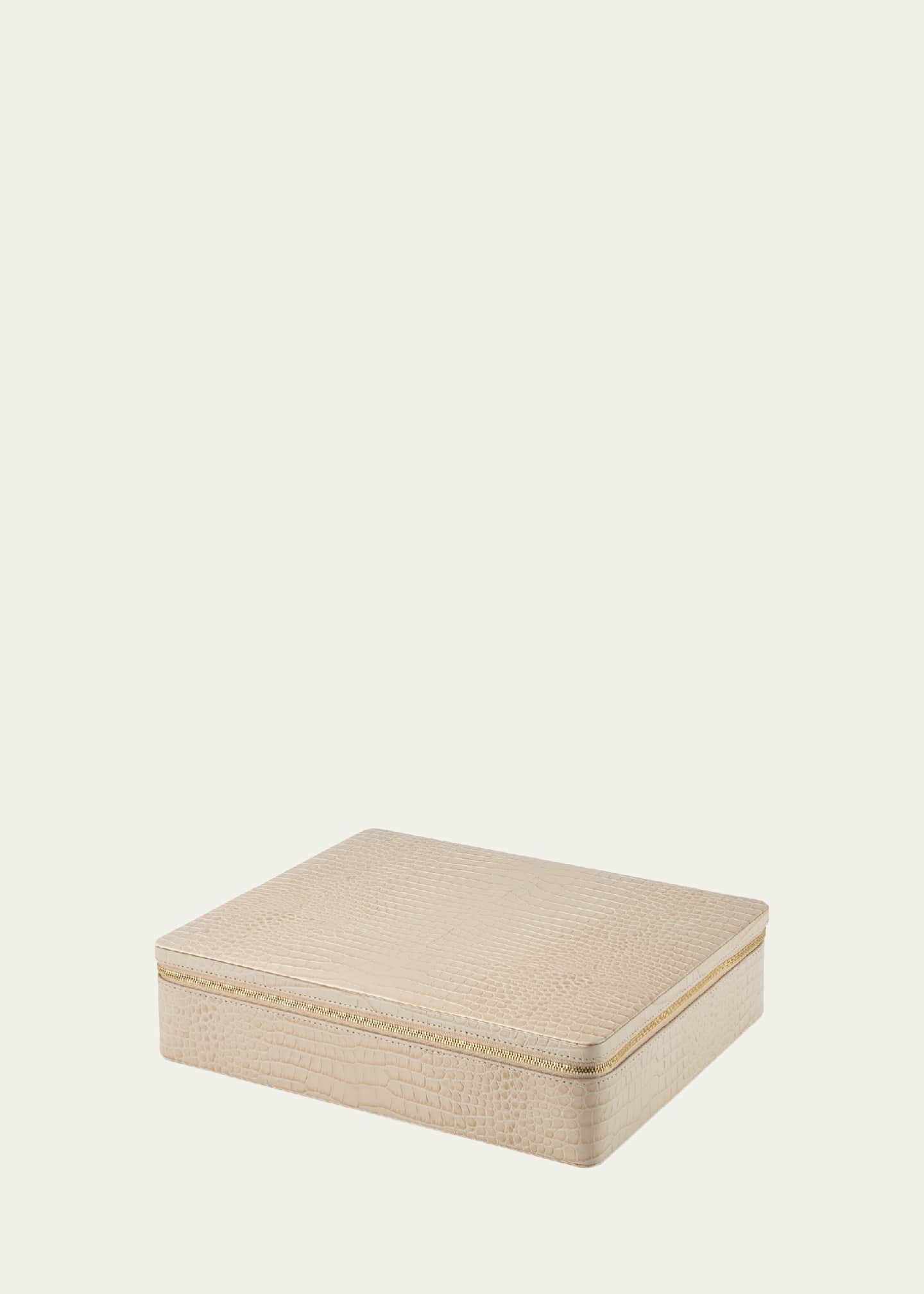AERIN Enzo Leather Travel Mahjong Set Image 1 of 2