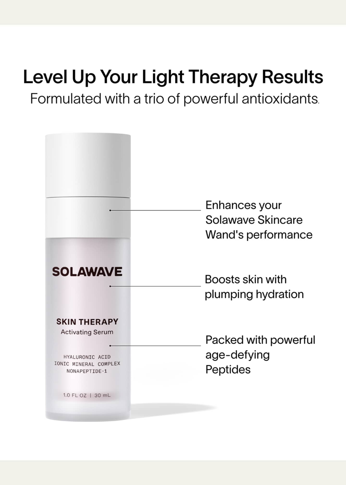 SolaWave Skin Therapy Activating Serum, 1 oz. Image 4 of 5