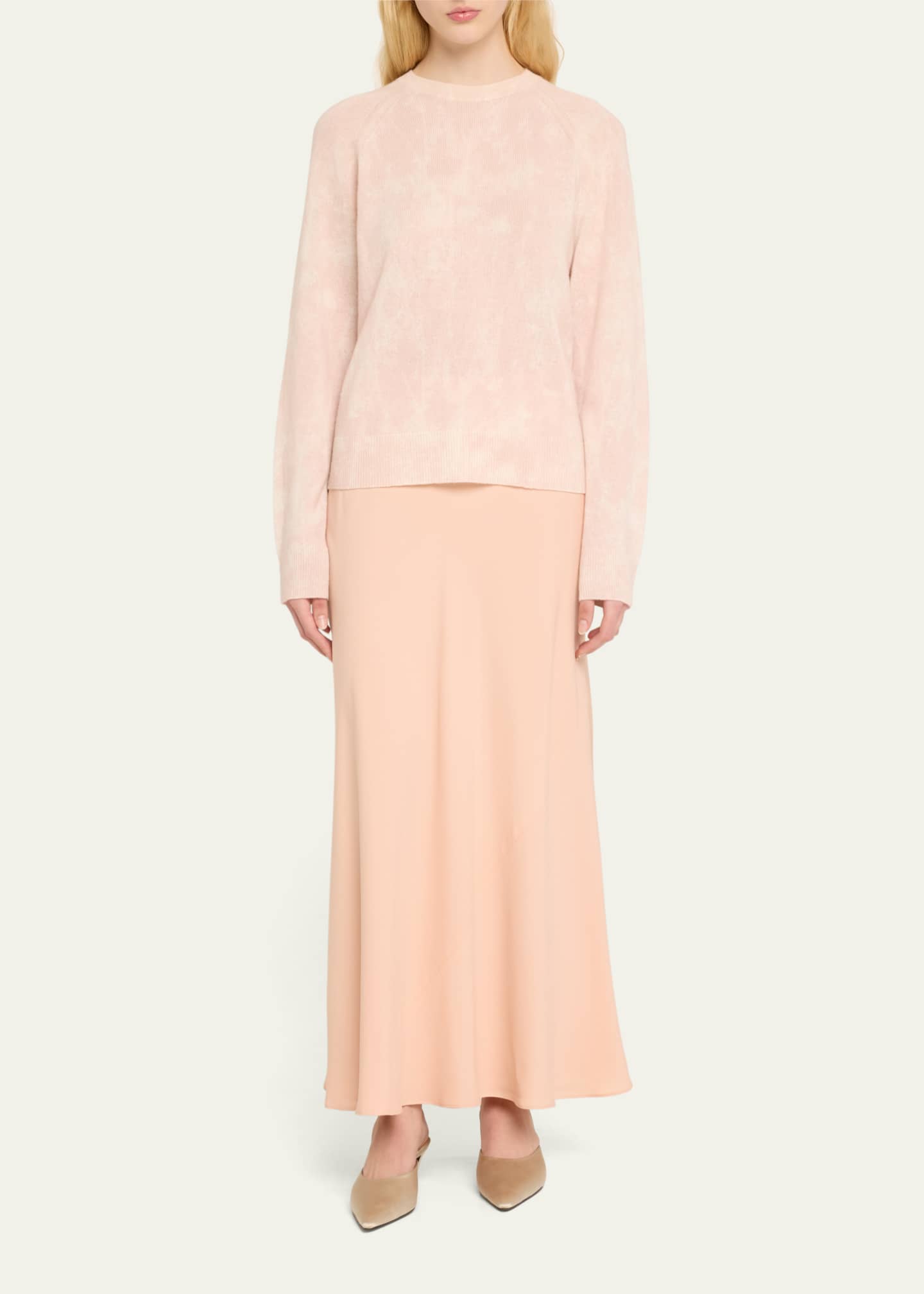 Lafayette 148 New York Raglan-Sleeve Ombre Cashmere Sweater Image 2 of 5