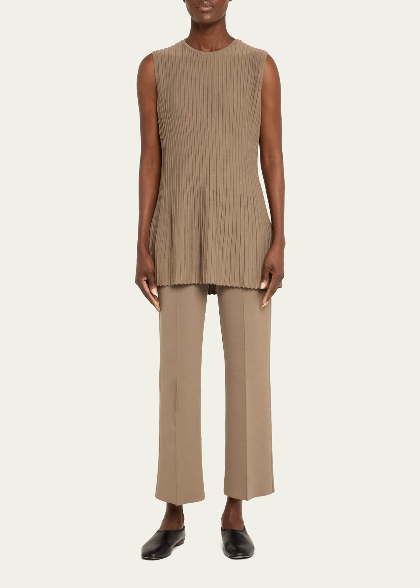 Lafayette 148 New York Foley Knit Flare Pants Image 2 of 5