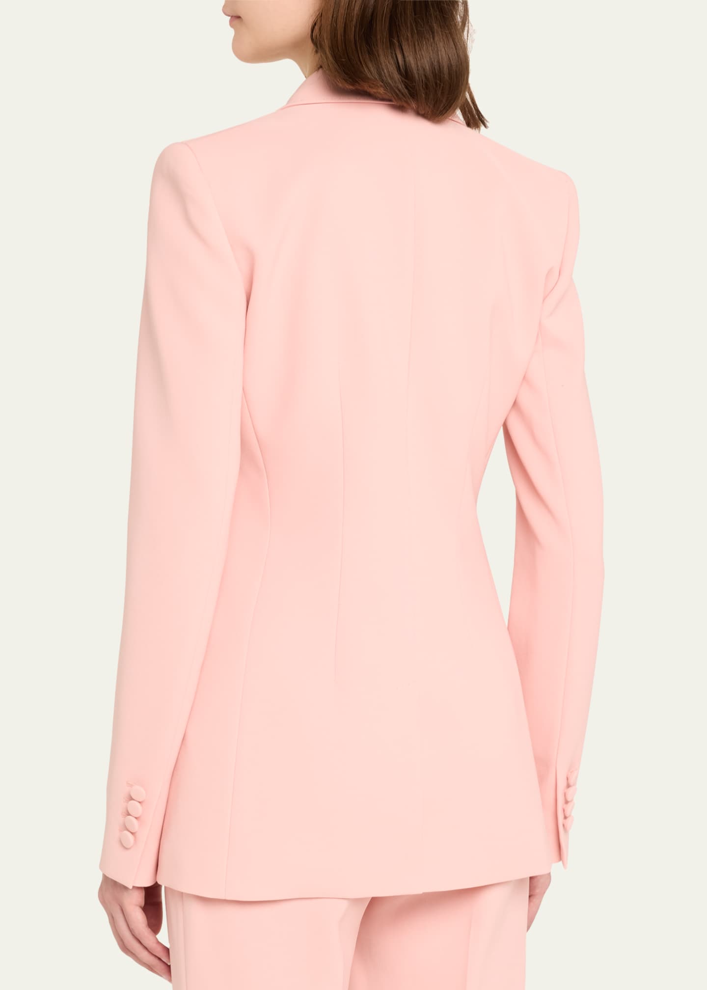 Lafayette 148 New York Single-Button Finesse Crepe Blazer Image 3 of 5