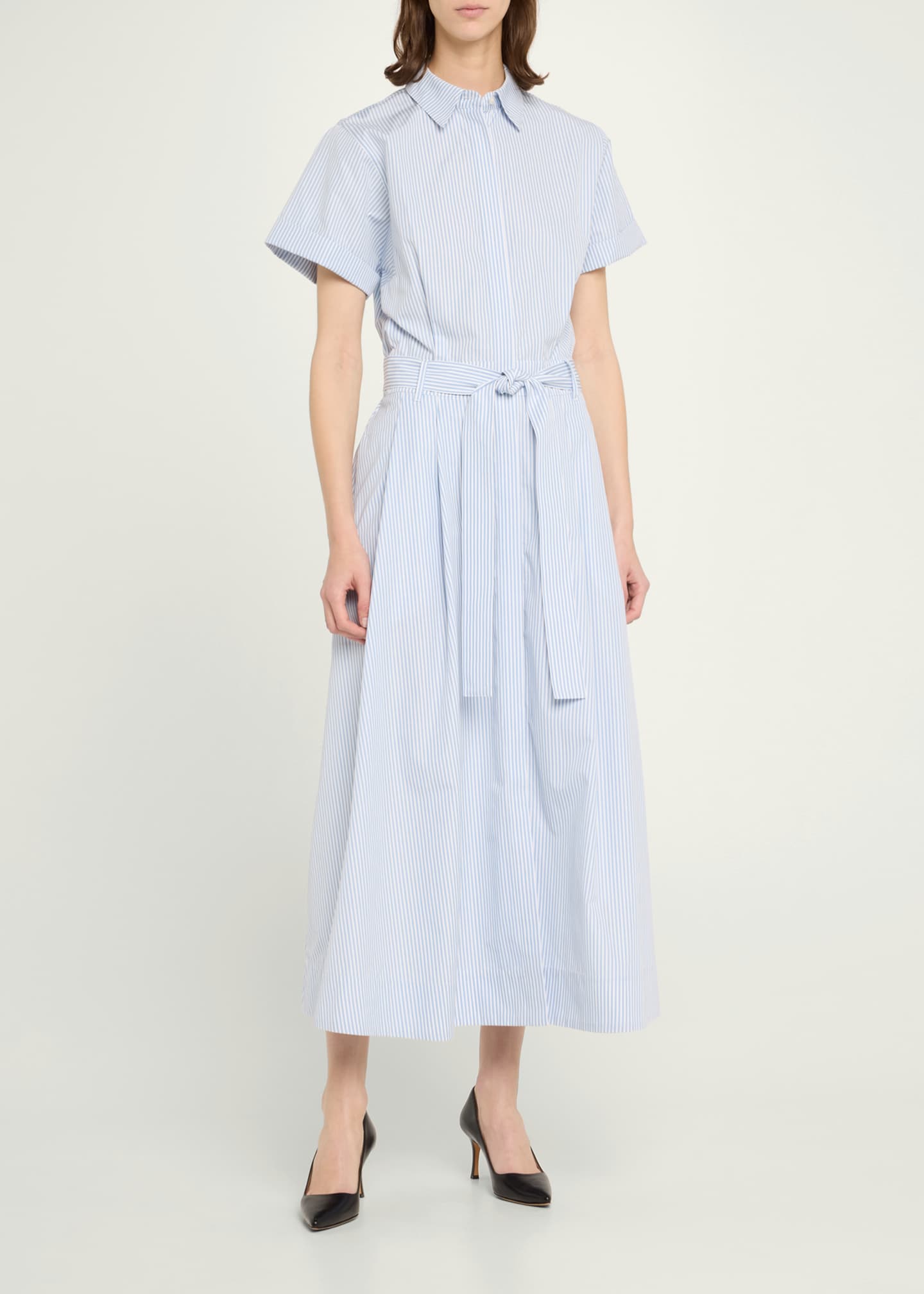City Chic Women's Trendy Plus Size Lafayette Belted Shirtdress Green Size Petite Small