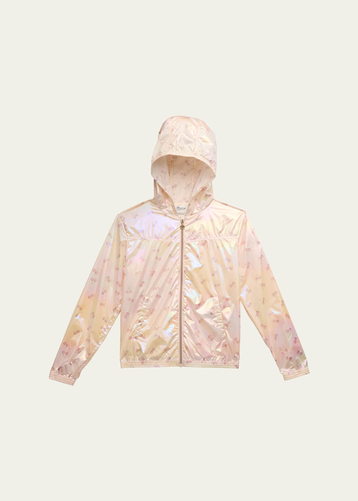 Girls iridescent rain mac outlet